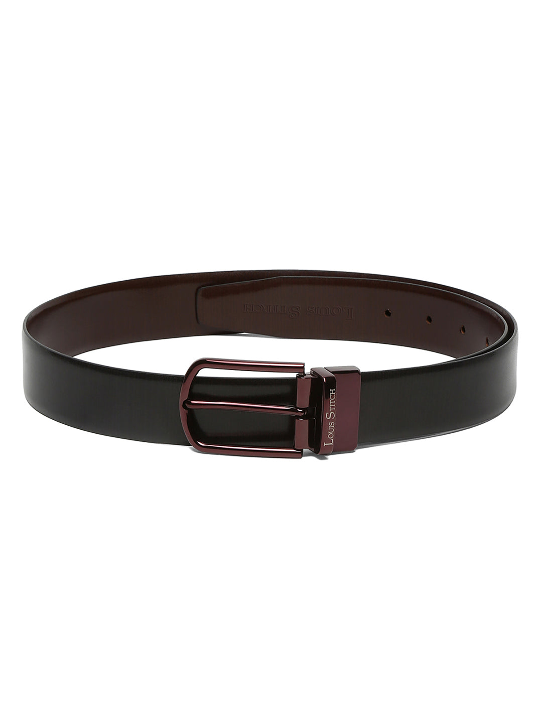 Handcrafted Spanish Leather Reversible Belt For Men