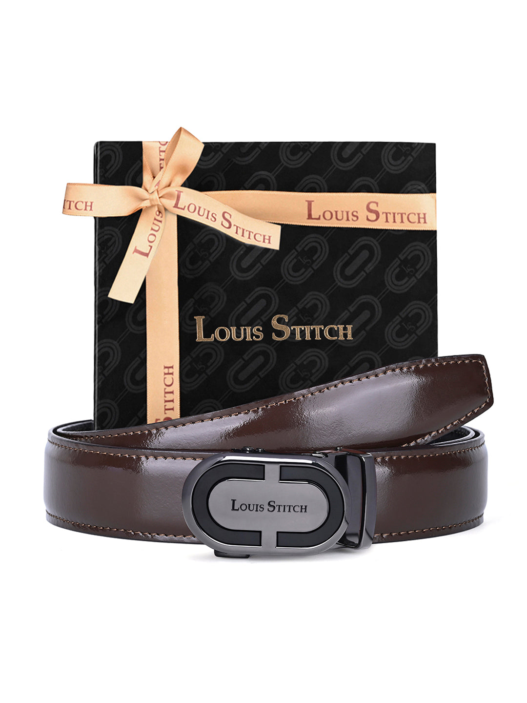 Handcrafted Leather Auto Lock Formal Belt For Men