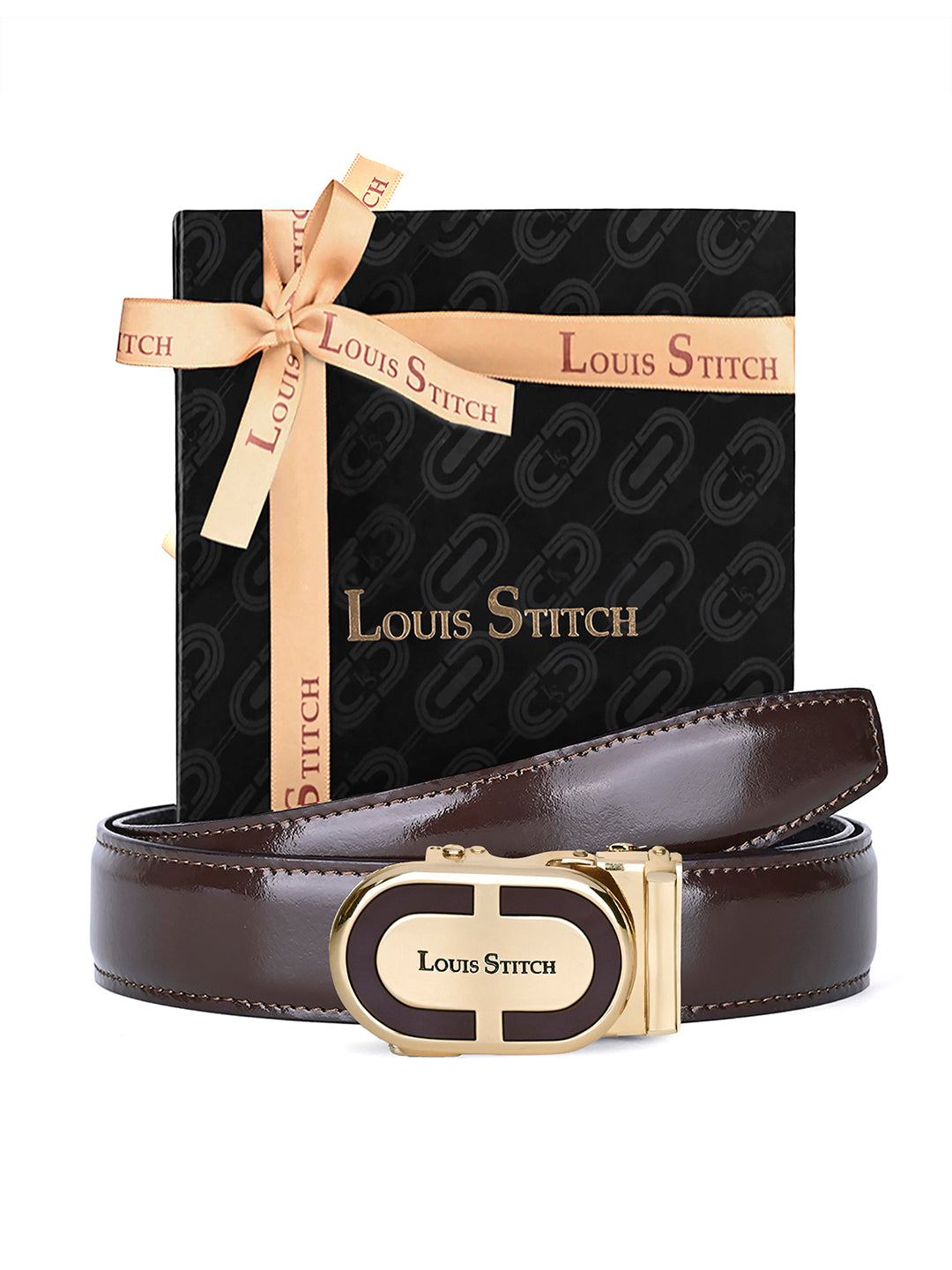 Handcrafted Leather Auto Lock Formal Belt For Men