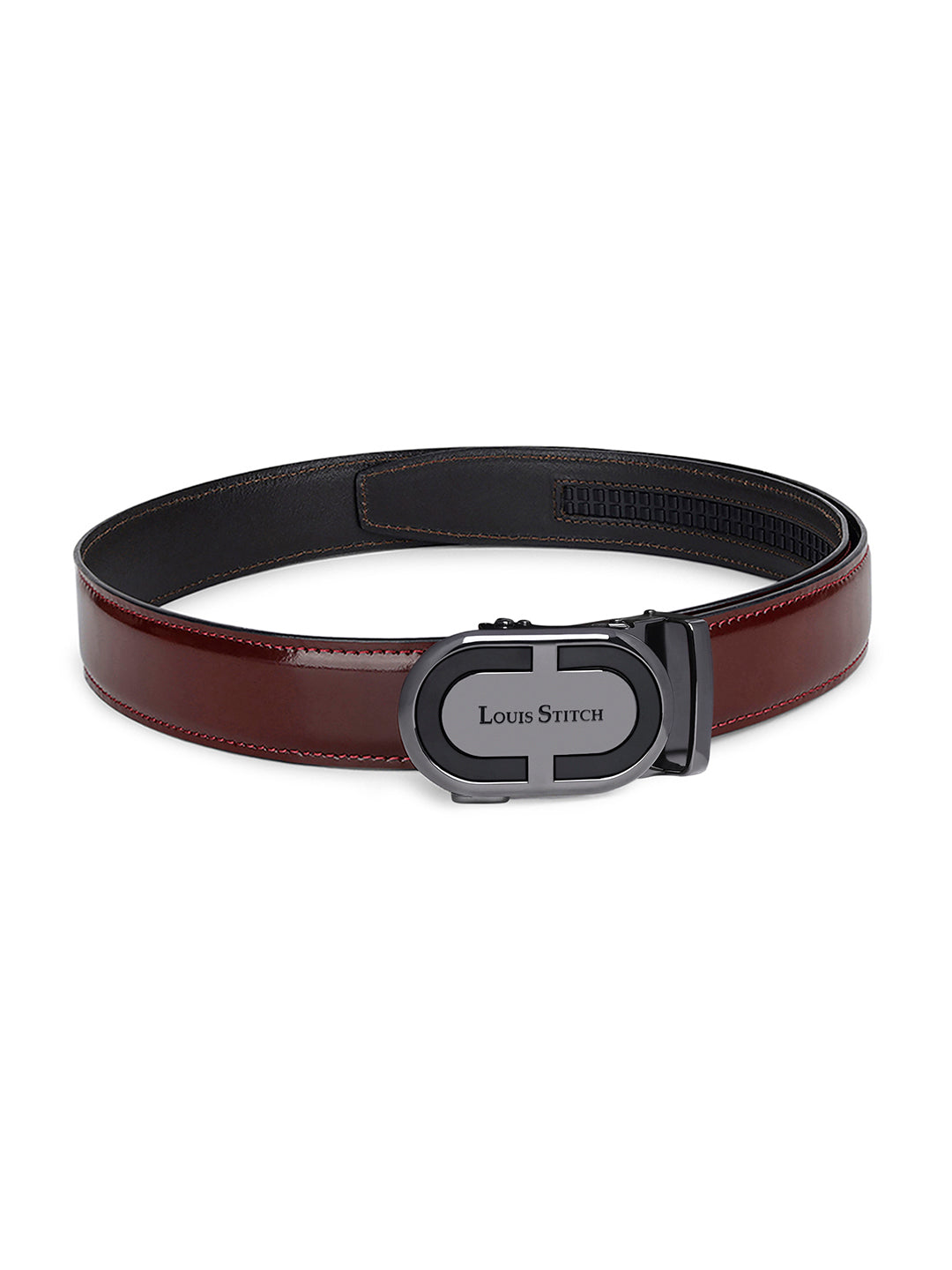 Handcrafted Leather Auto Lock Formal Belt For Men