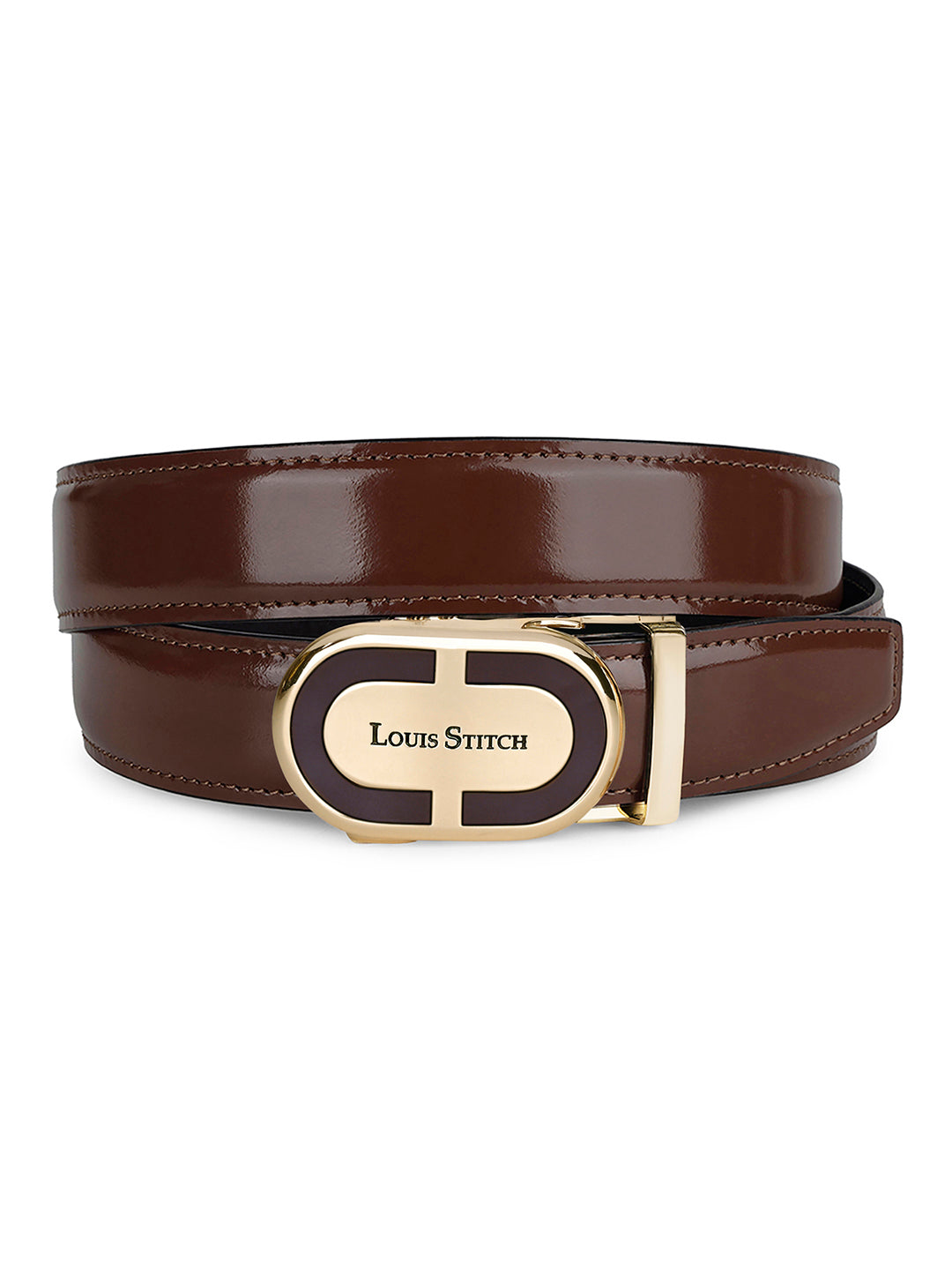 Handcrafted Leather Auto Lock Formal Belt For Men