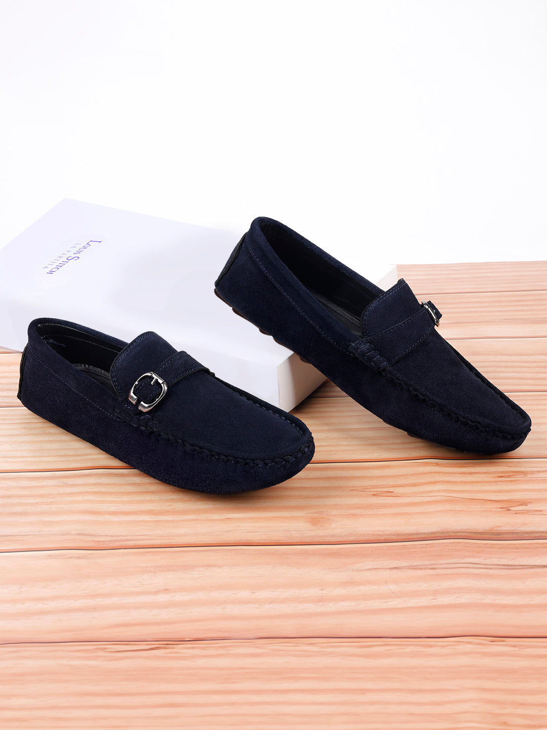 Handmade Italian Suede Leather Penny Loafers