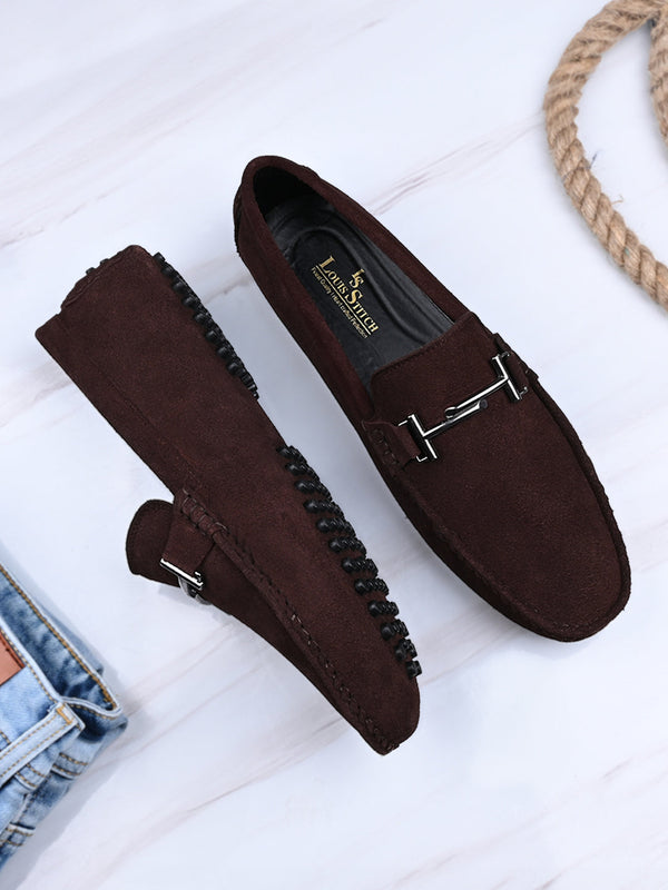 Handmade Italian Suede Leather Penny Loafers