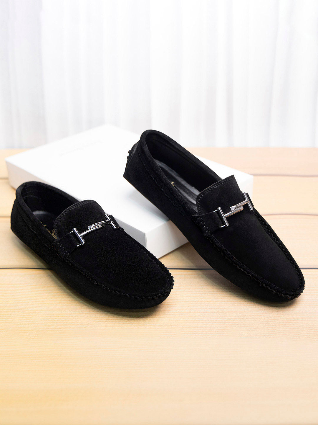 Handmade Italian Suede Leather Penny Loafers