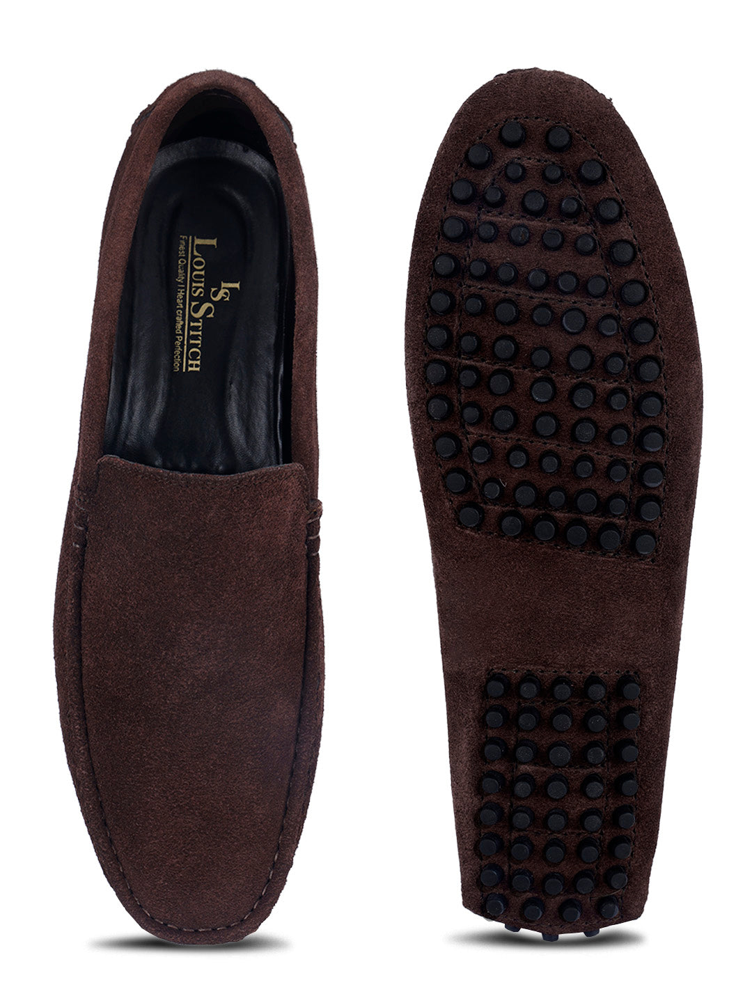 Handmade Italian Suede Leather Penny Loafers