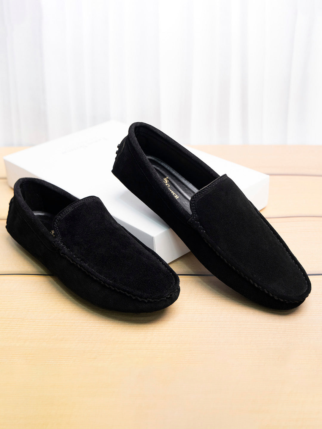 Handmade Italian Suede Leather Penny Loafers