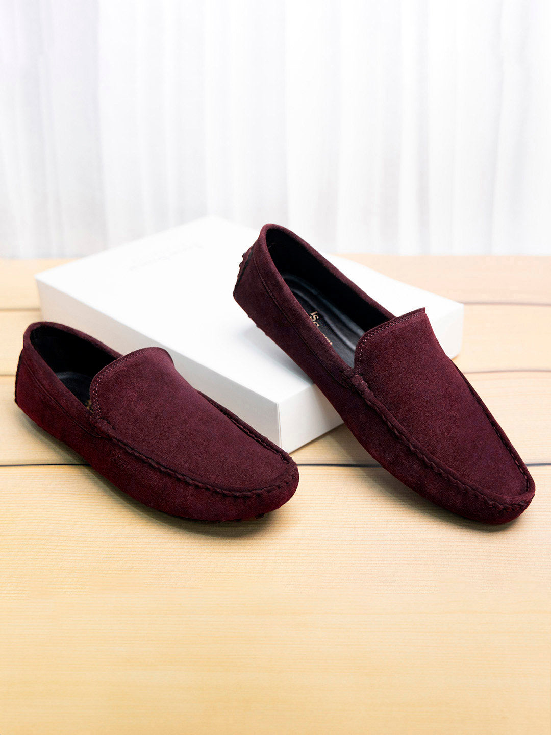 Handmade Italian Suede Leather Penny Loafers