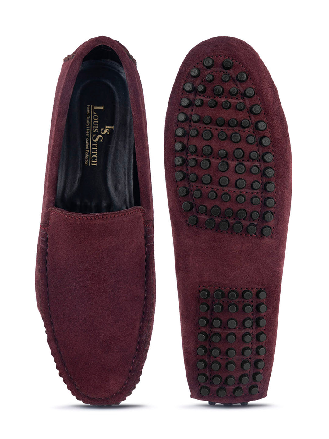 Handmade Italian Suede Leather Penny Loafers