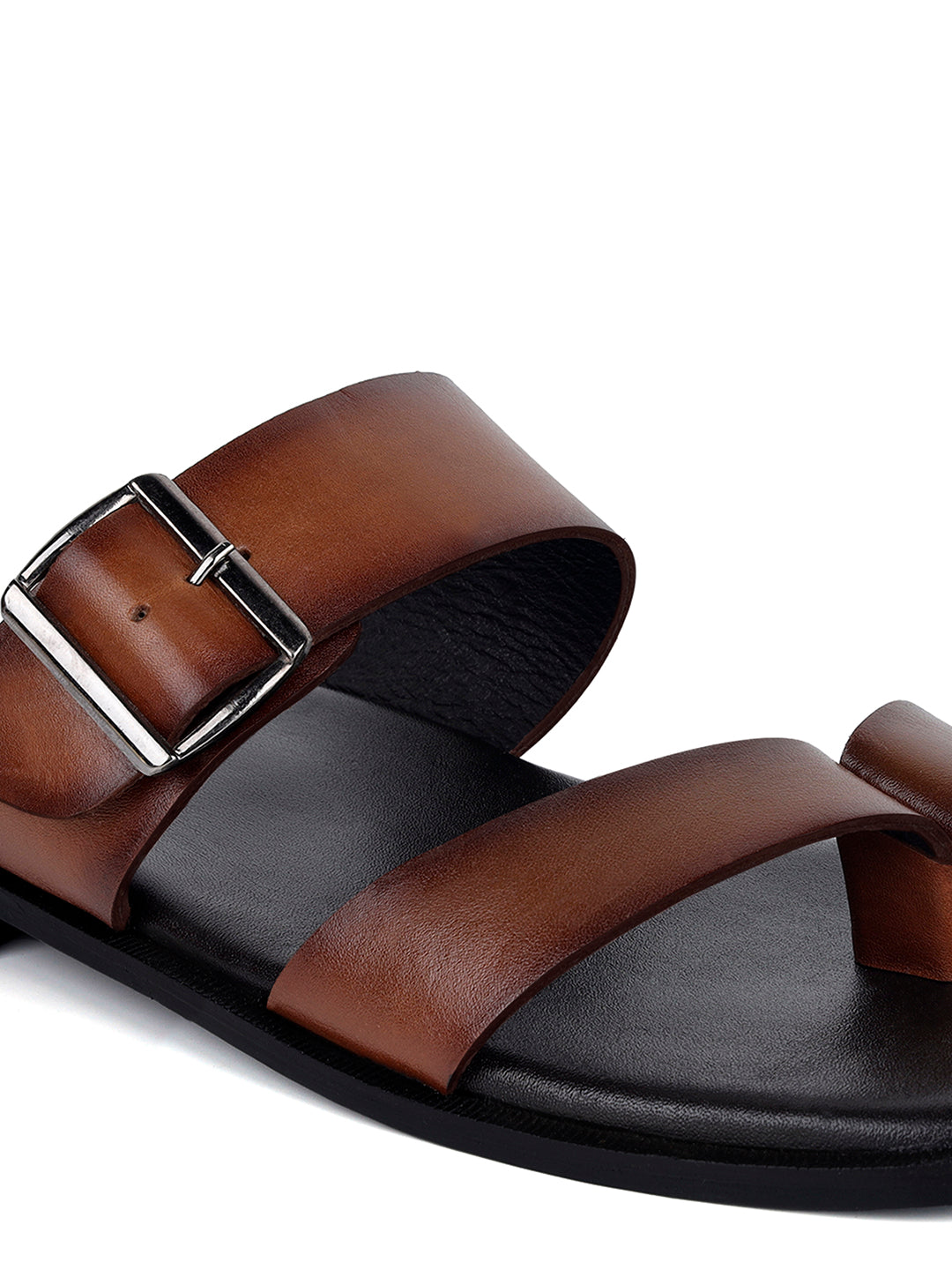 Men's Premium Italian Crust Leather Flip-Flops