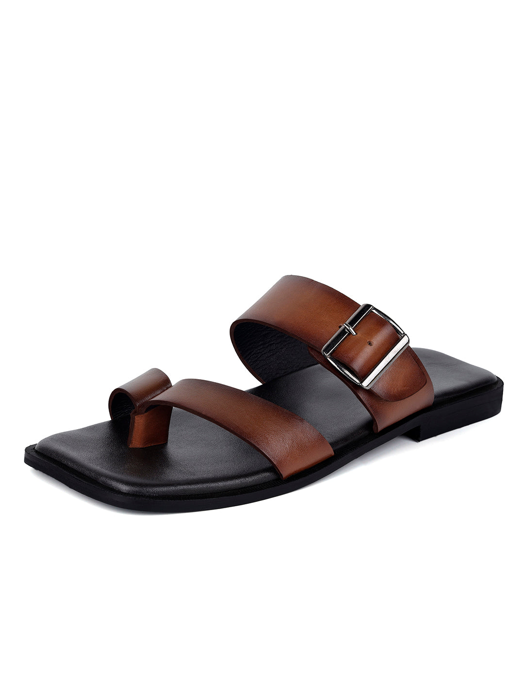 Men's Premium Italian Crust Leather Flip-Flops