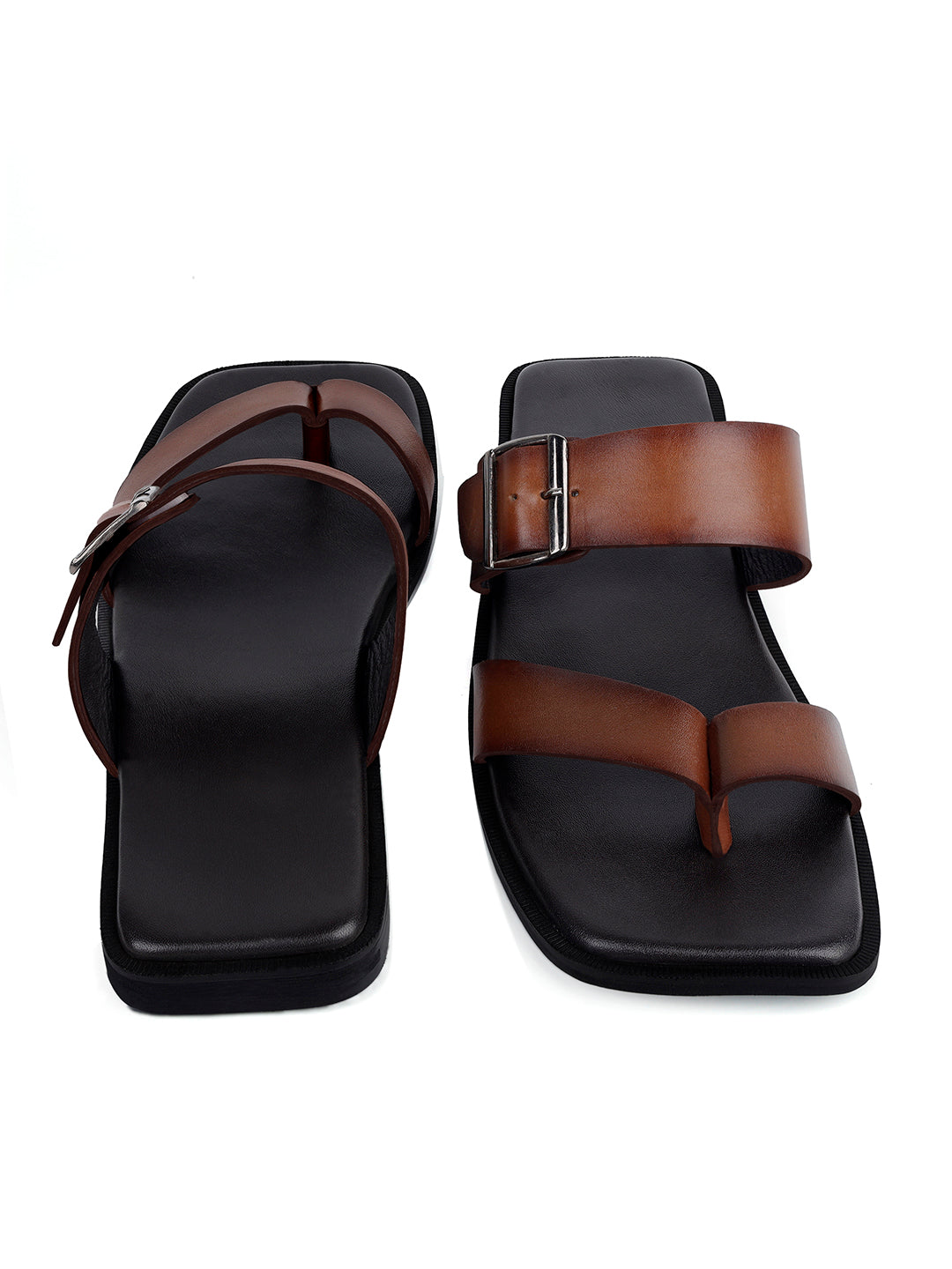 Men's Premium Italian Crust Leather Flip-Flops