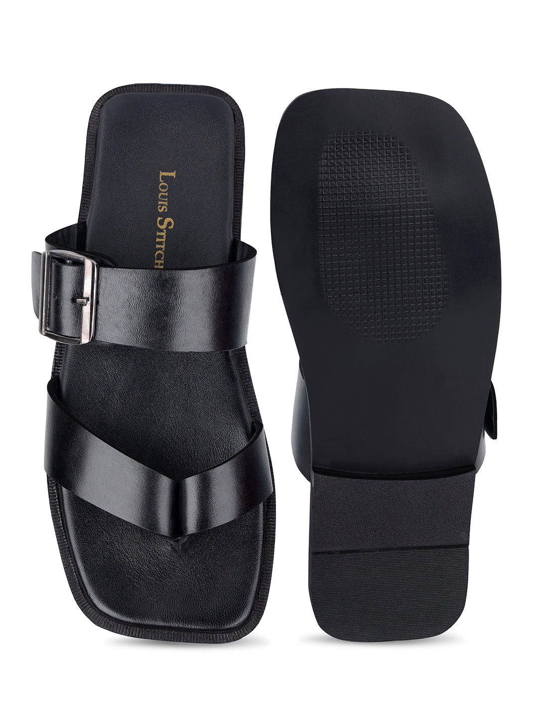 Men's Premium Italian Crust Leather Flip-Flops