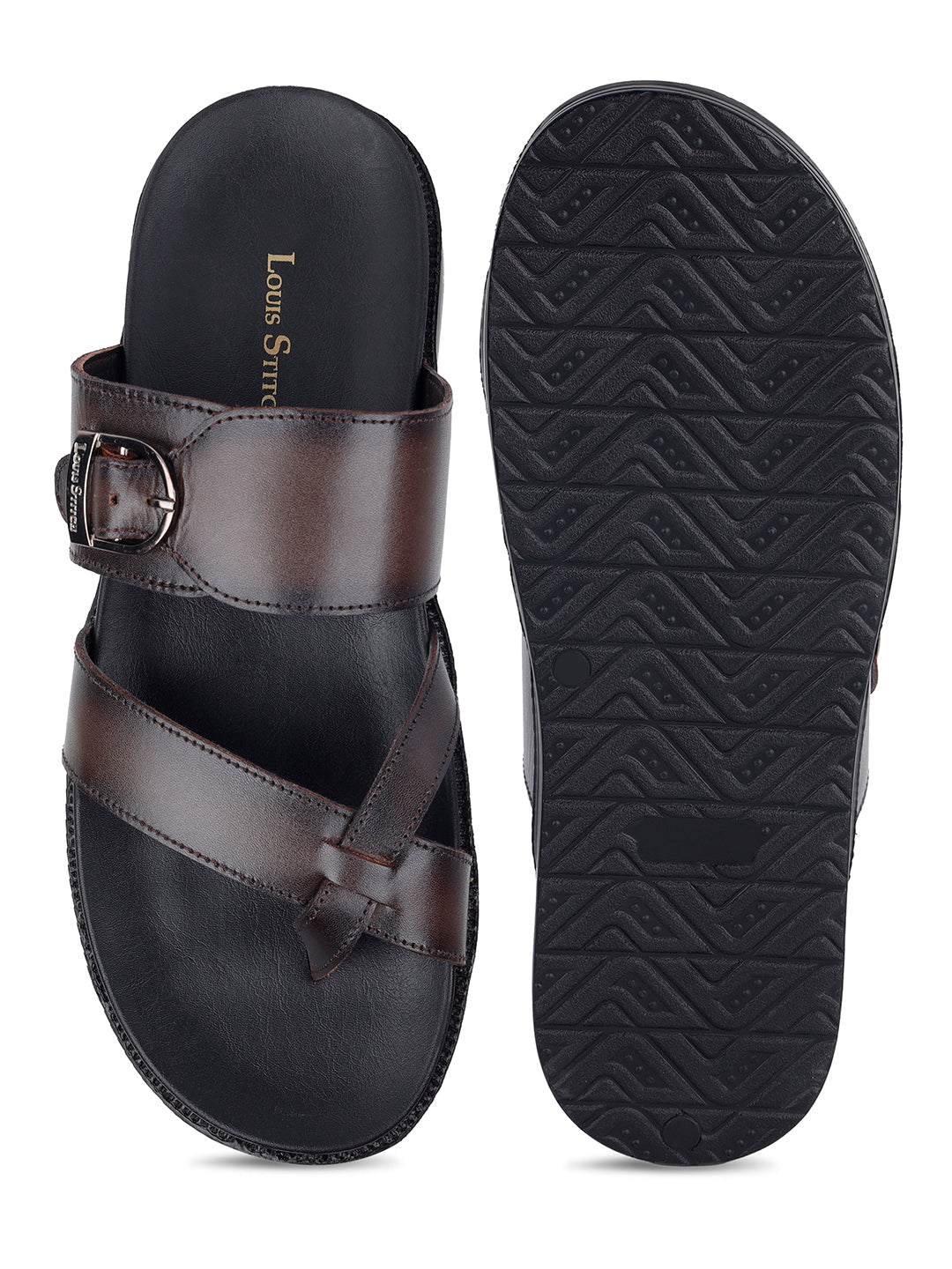 Men's Premium Italian Crust Leather Flip-Flops