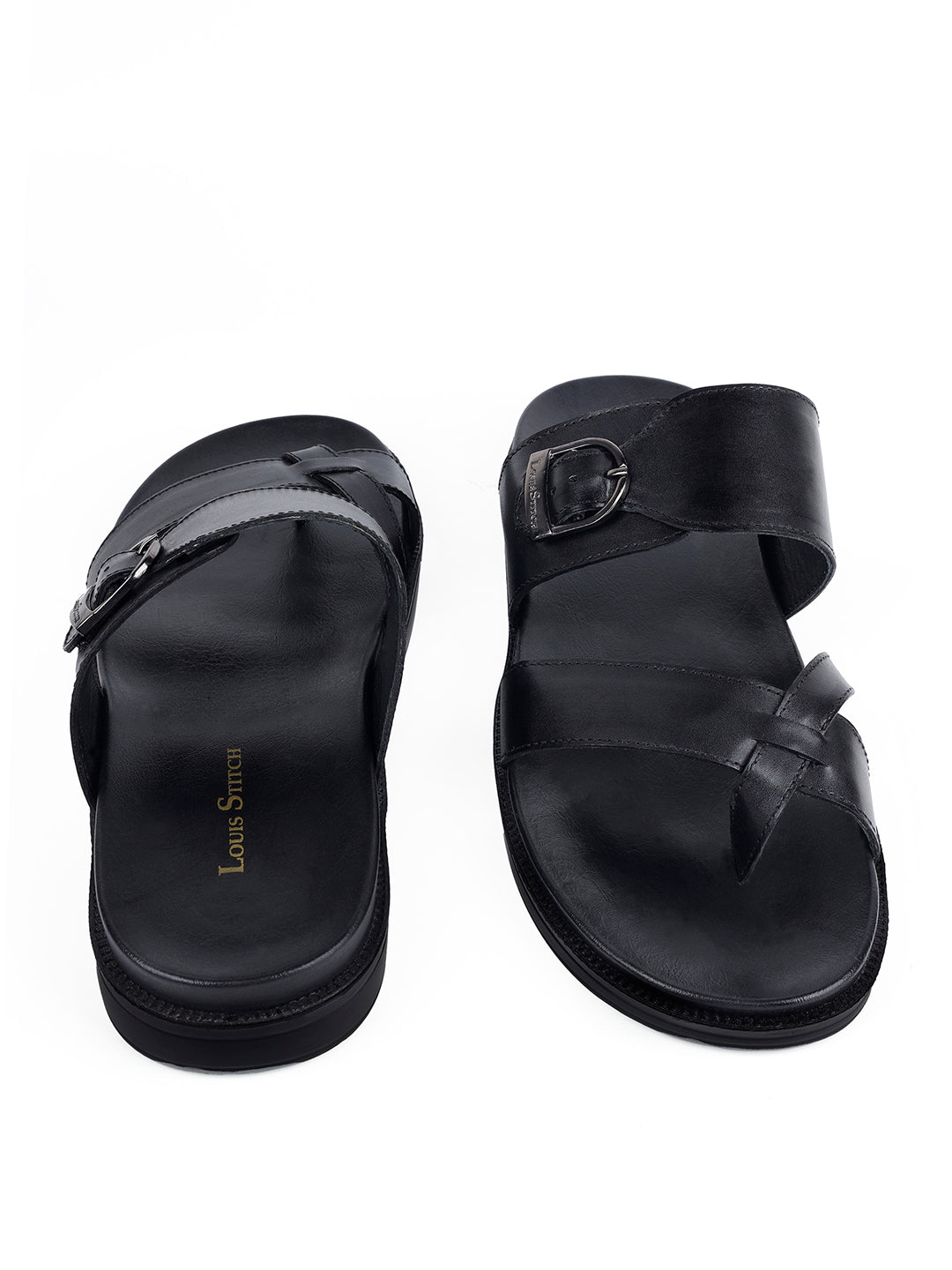 Men's Premium Italian Crust Leather Flip-Flops