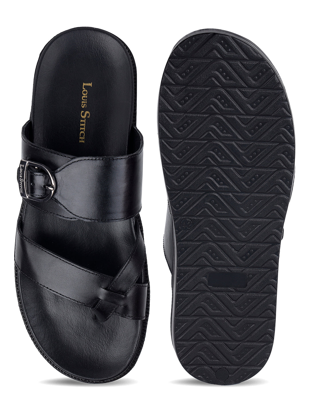 Men's Premium Italian Crust Leather Flip-Flops