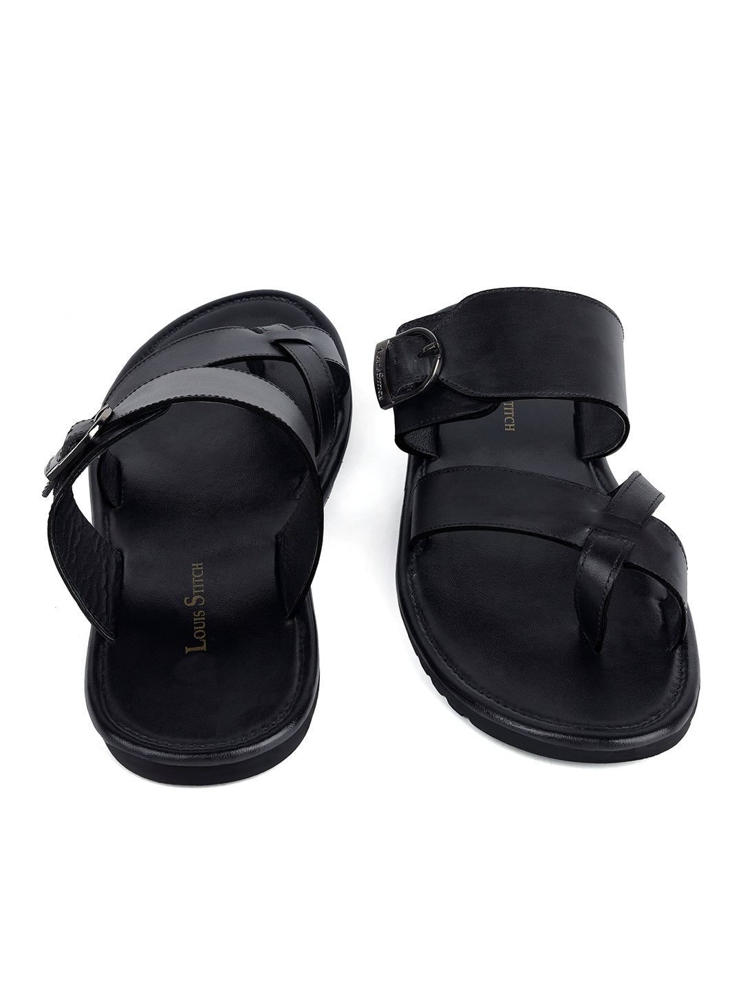 Men's Premium Italian Crust Leather Flip-Flops