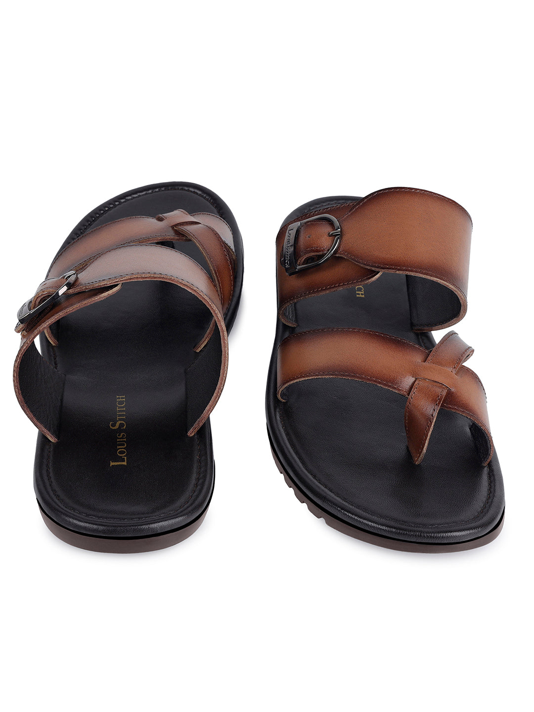 Men's Premium Italian Crust Leather Flip-Flops