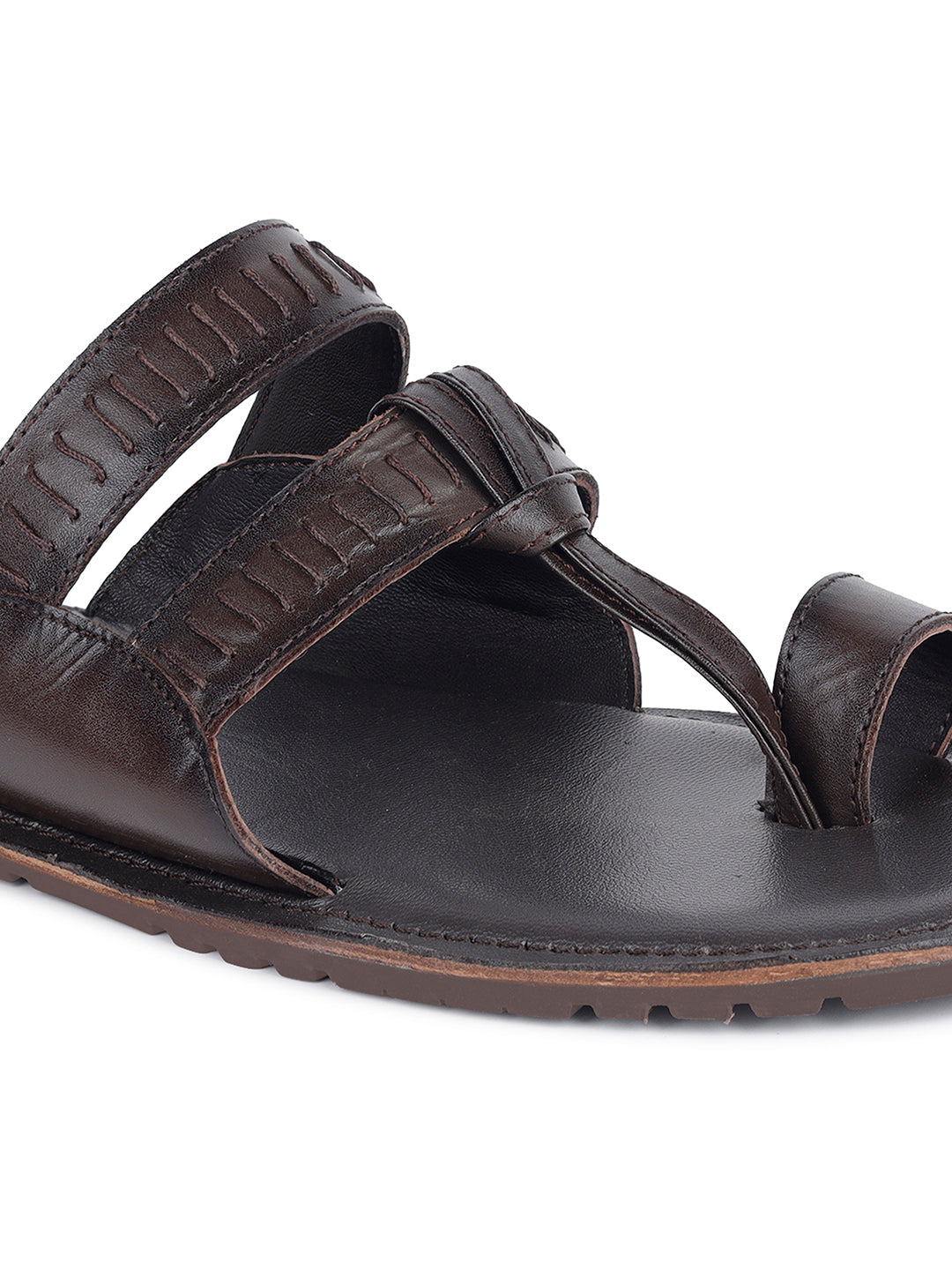 Men's Premium Italian Crust Leather Flip-Flops