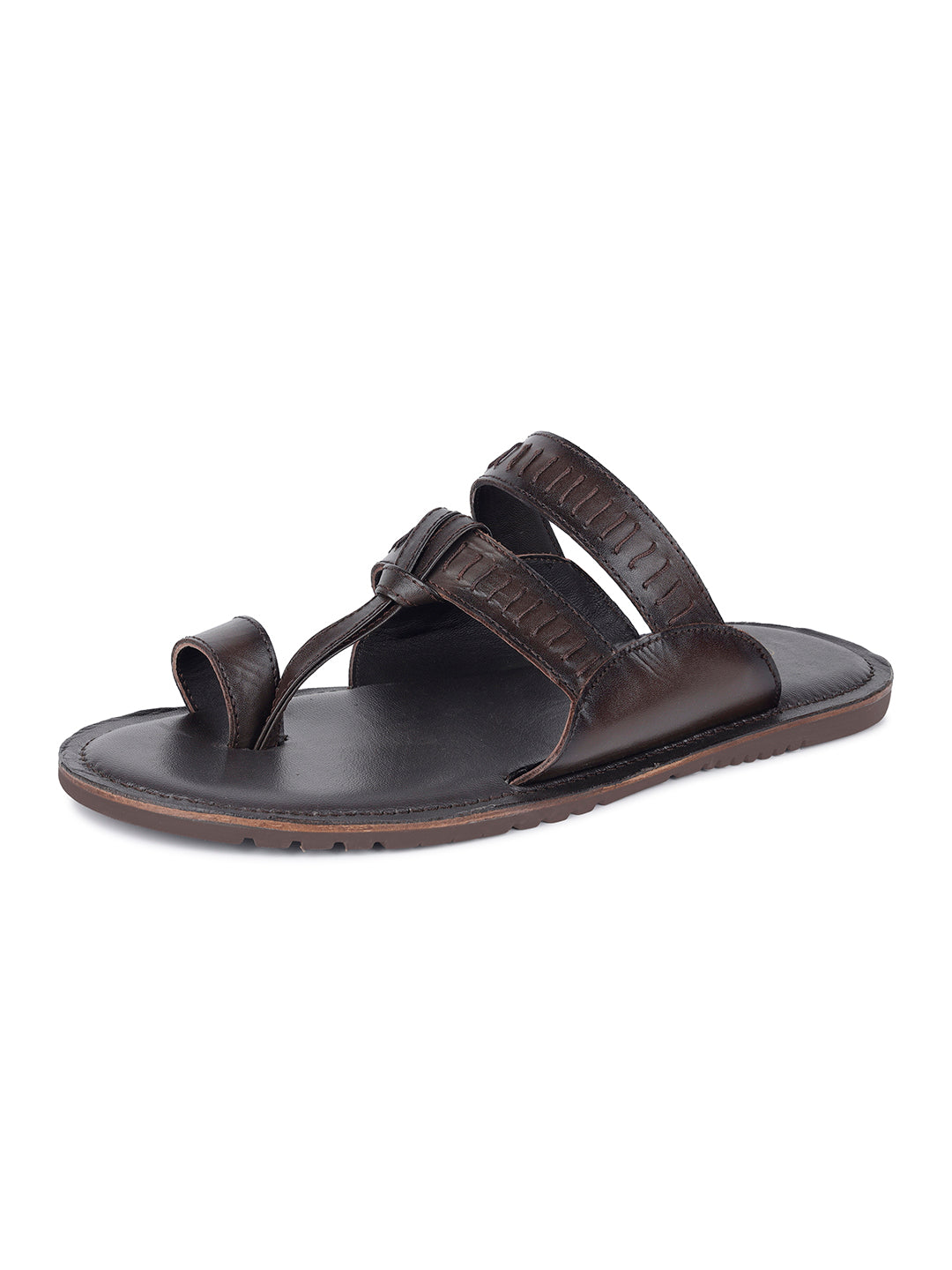 Men's Premium Italian Crust Leather Flip-Flops