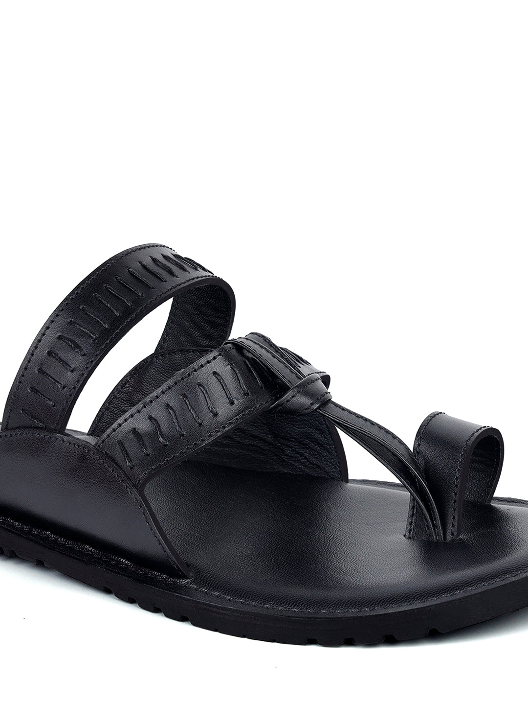 Men's Premium Italian Crust Leather Flip-Flops