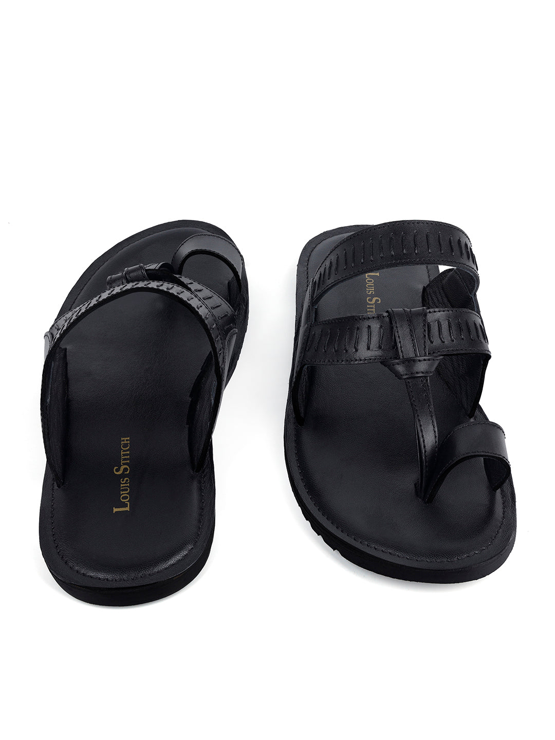 Men's Premium Italian Crust Leather Flip-Flops