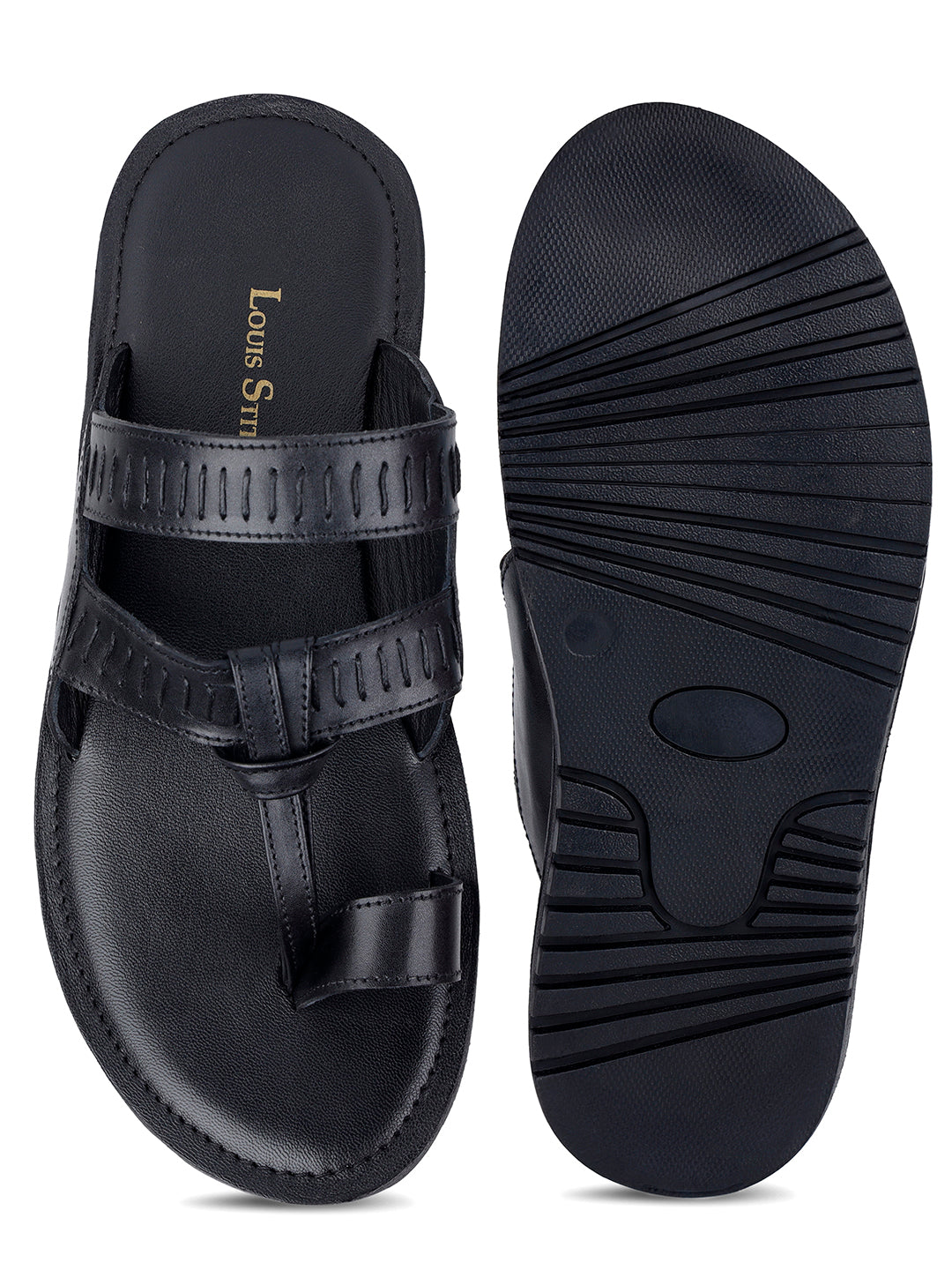 Men's Premium Italian Crust Leather Flip-Flops