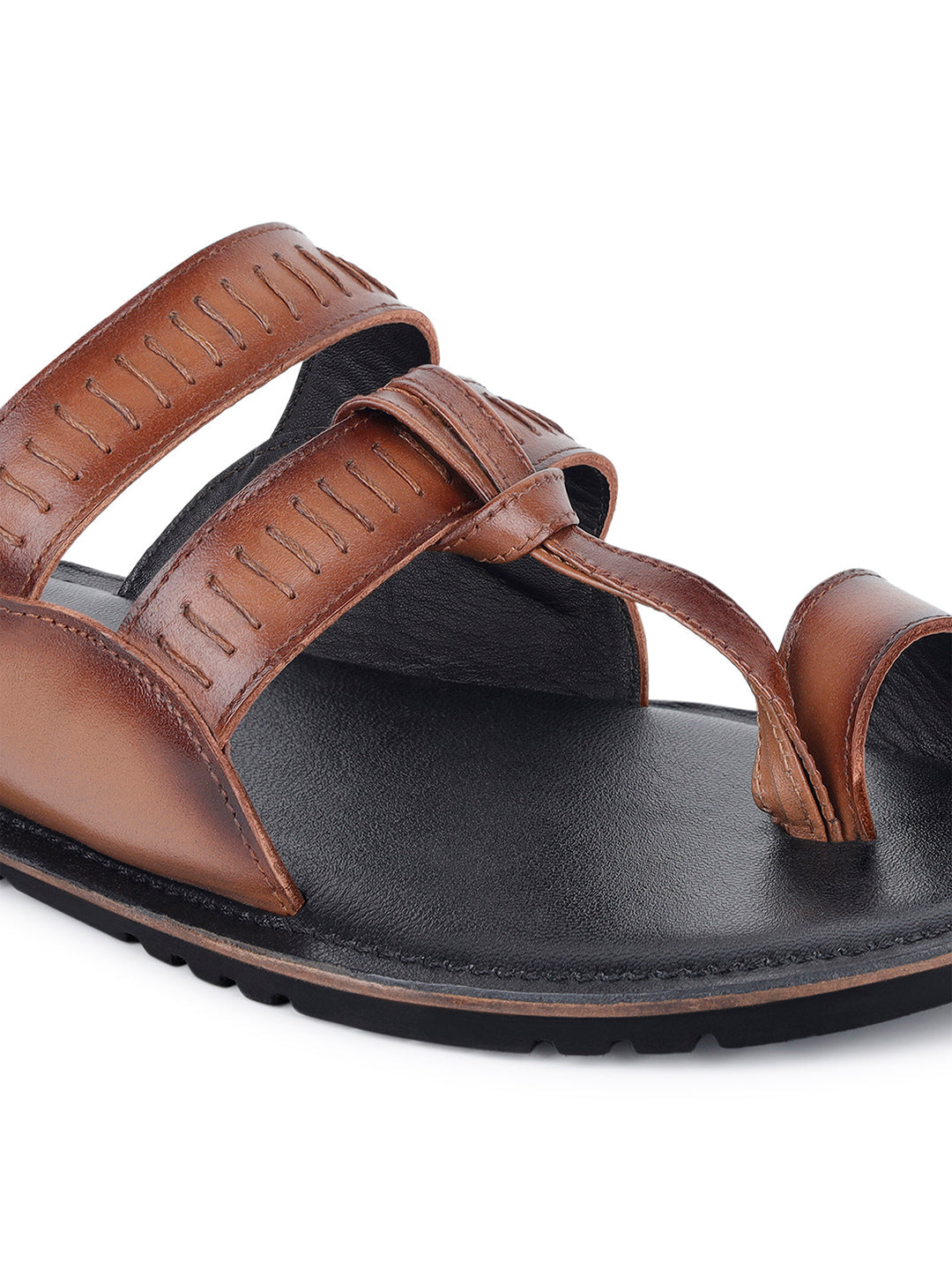 Men's Premium Italian Crust Leather Flip-Flops