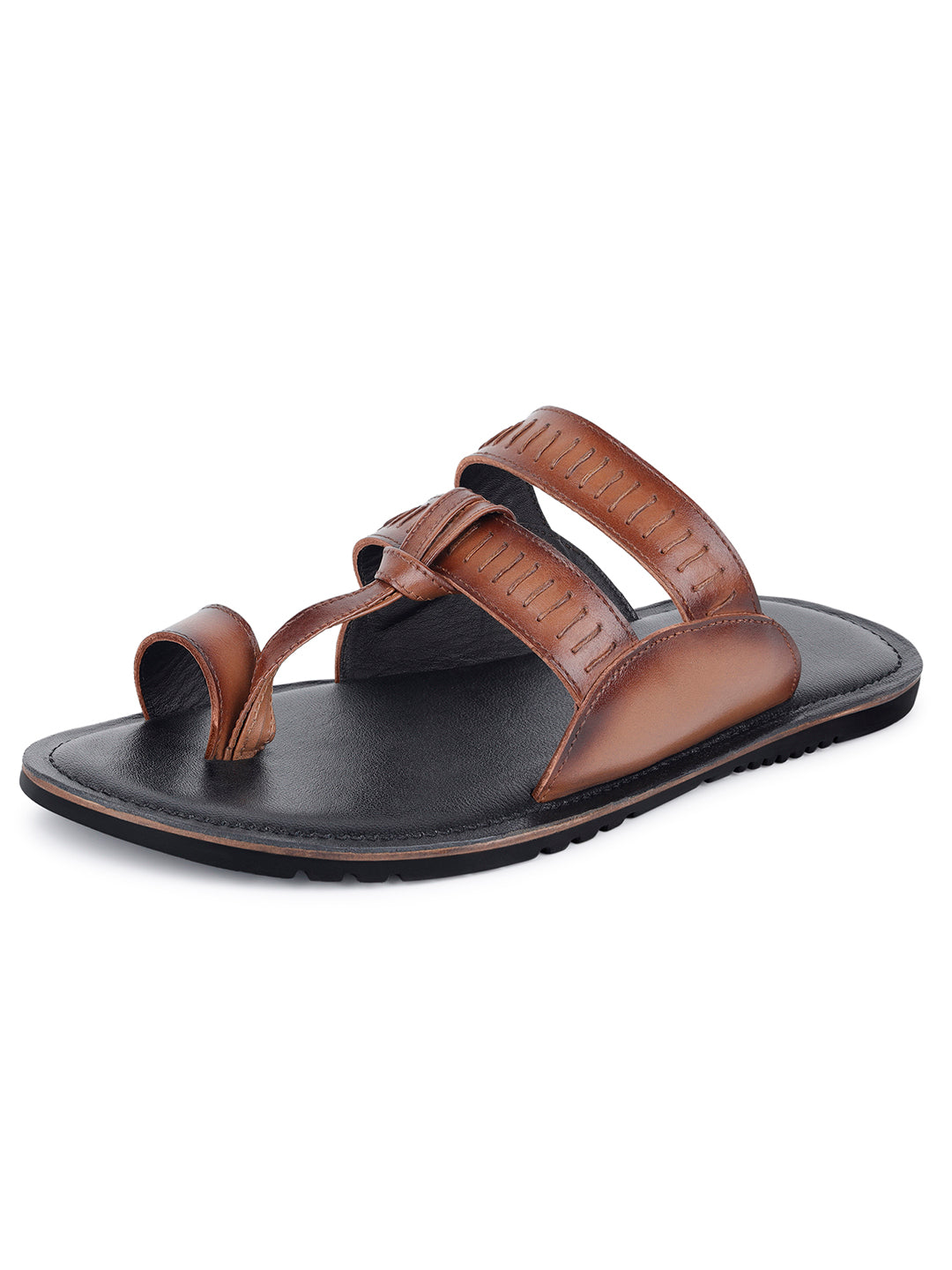 Men's Premium Italian Crust Leather Flip-Flops