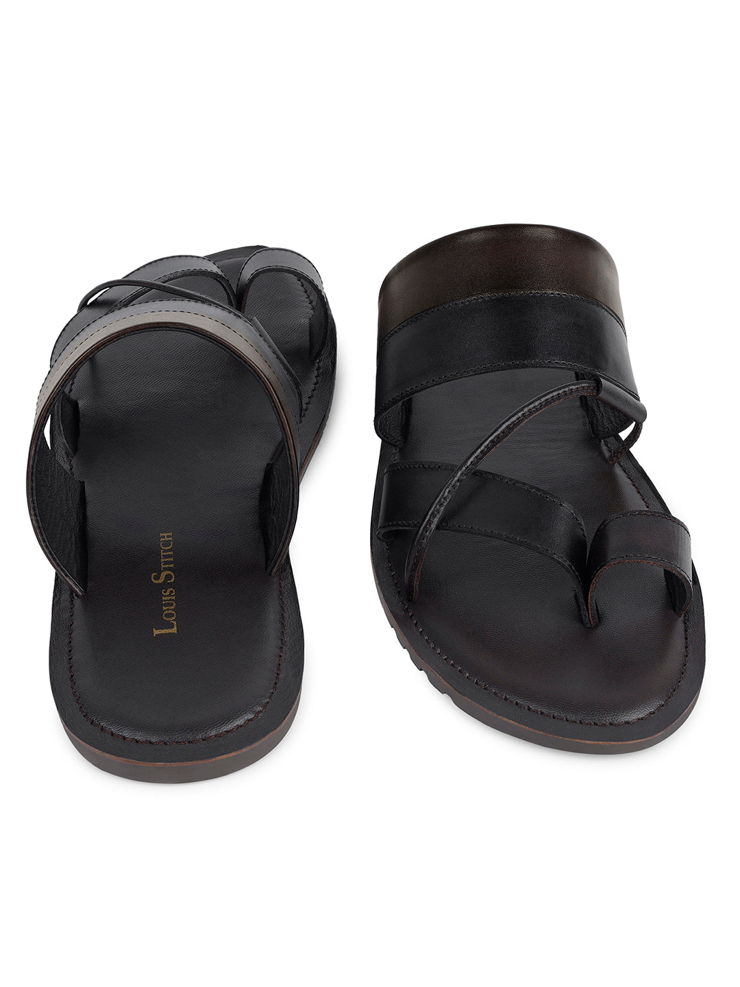 Men's Premium Italian Crust Leather Flip-Flops