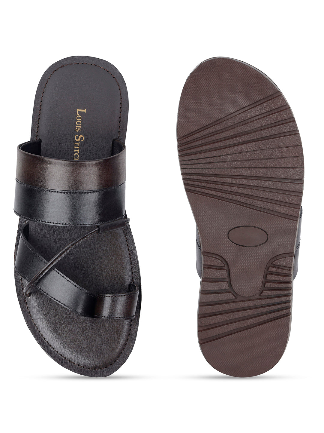 Men's Premium Italian Crust Leather Flip-Flops