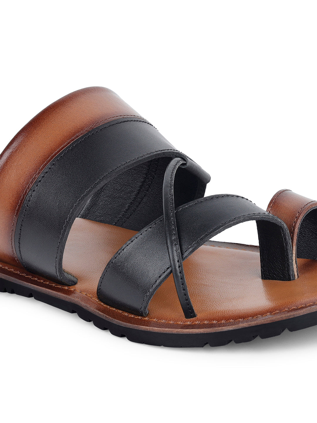 Men's Premium Italian Crust Leather Flip-Flops