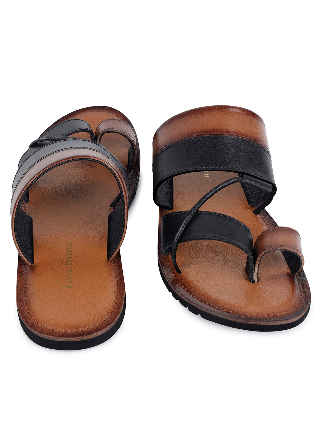 Men's Premium Italian Crust Leather Flip-Flops