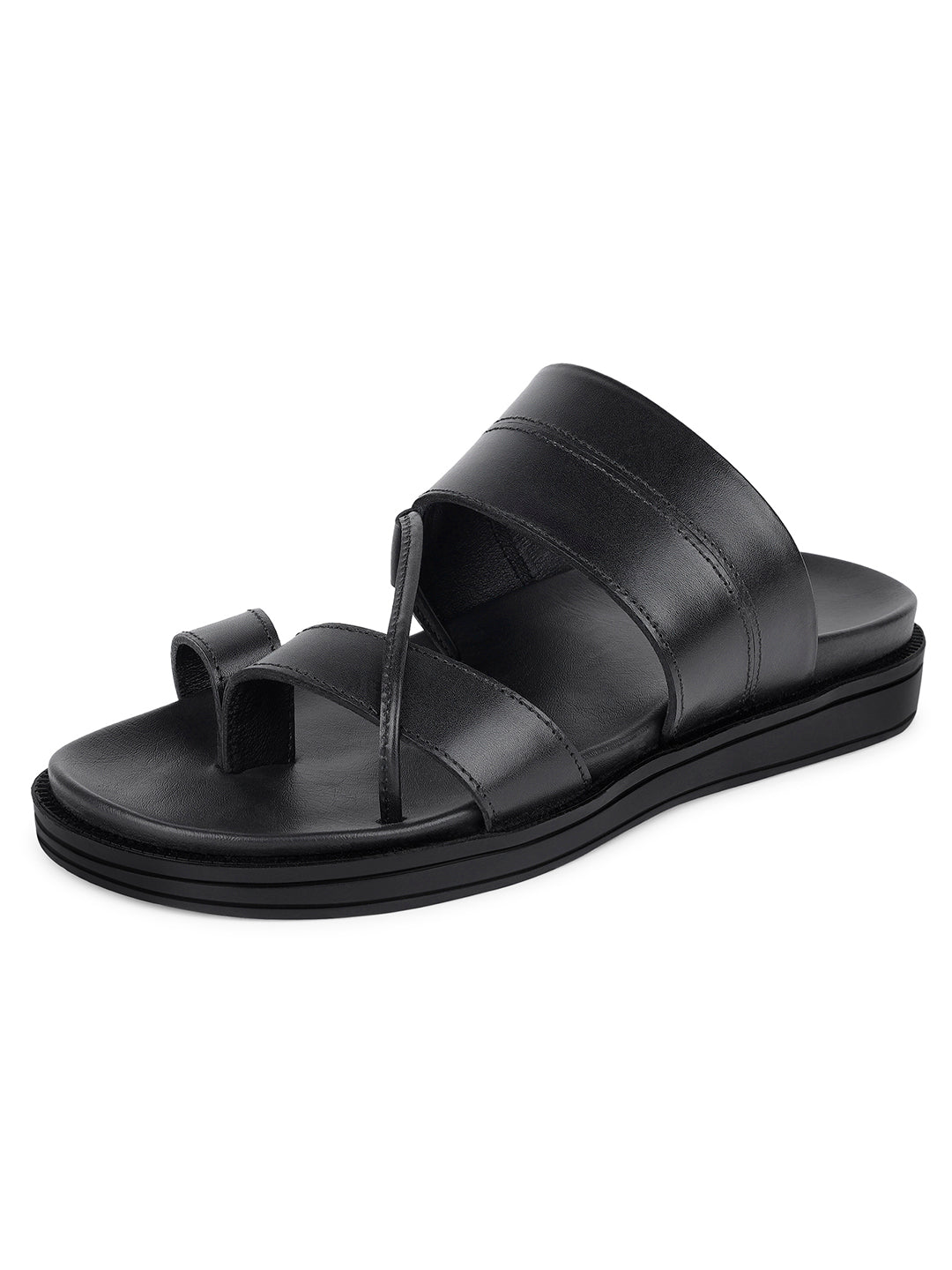 Men's Premium Italian Crust Leather Flip-Flops