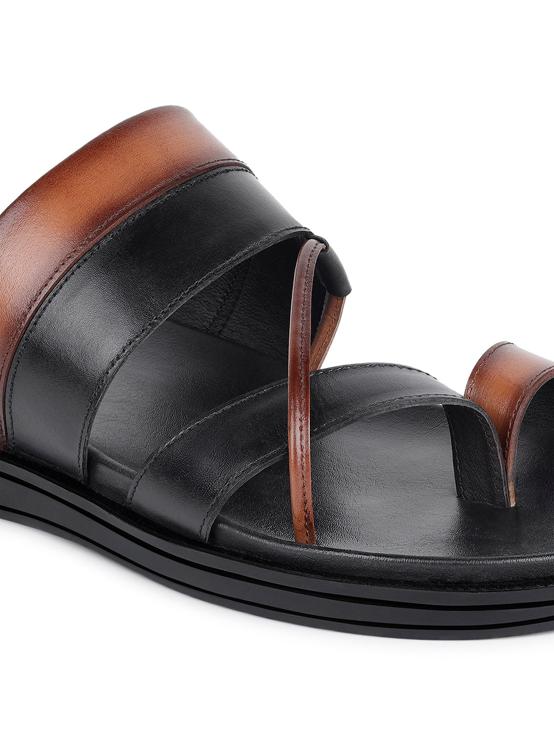 Men's Premium Italian Crust Leather Flip-Flops