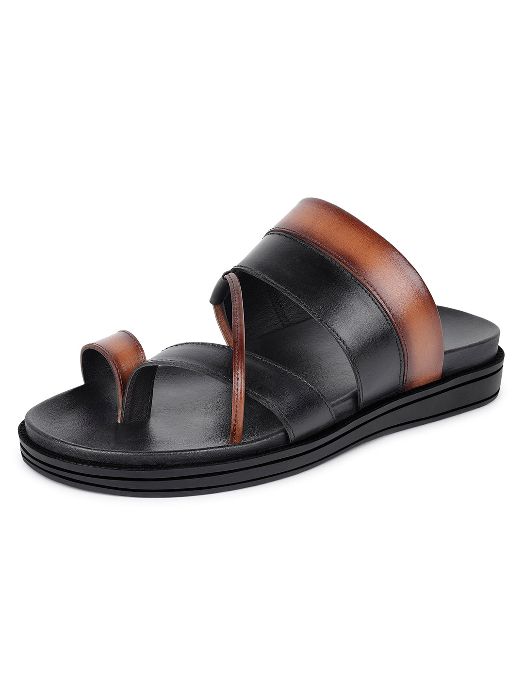 Men's Premium Italian Crust Leather Flip-Flops