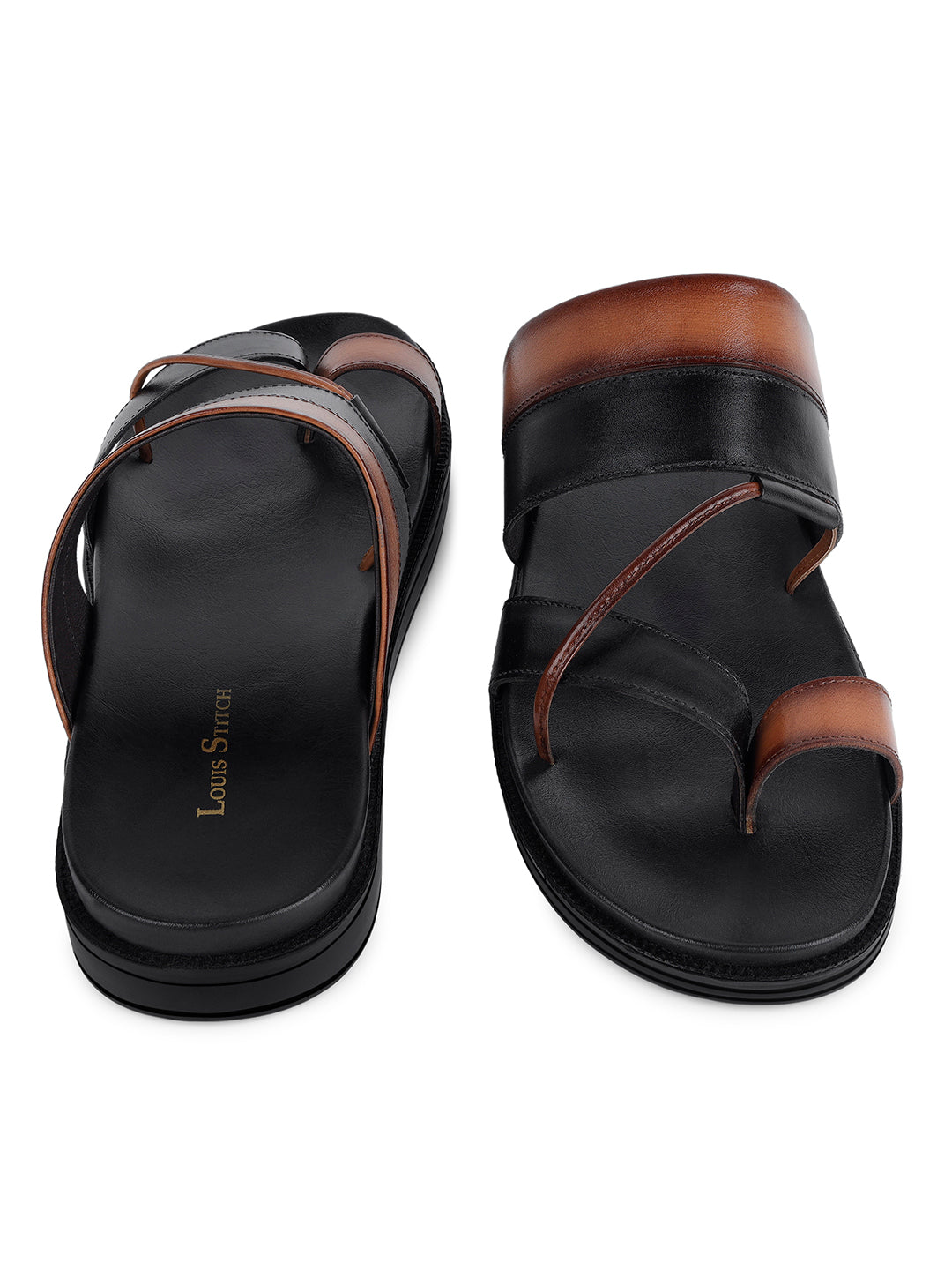 Men's Premium Italian Crust Leather Flip-Flops