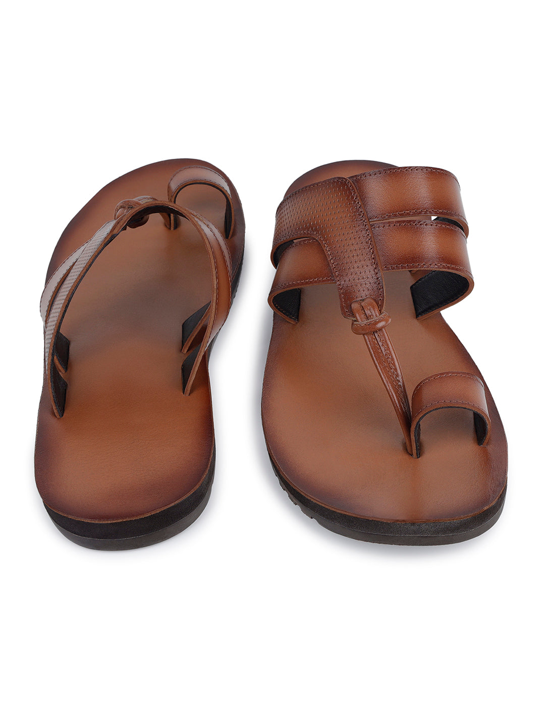 Men's Premium Italian Crust Leather Flip-Flops