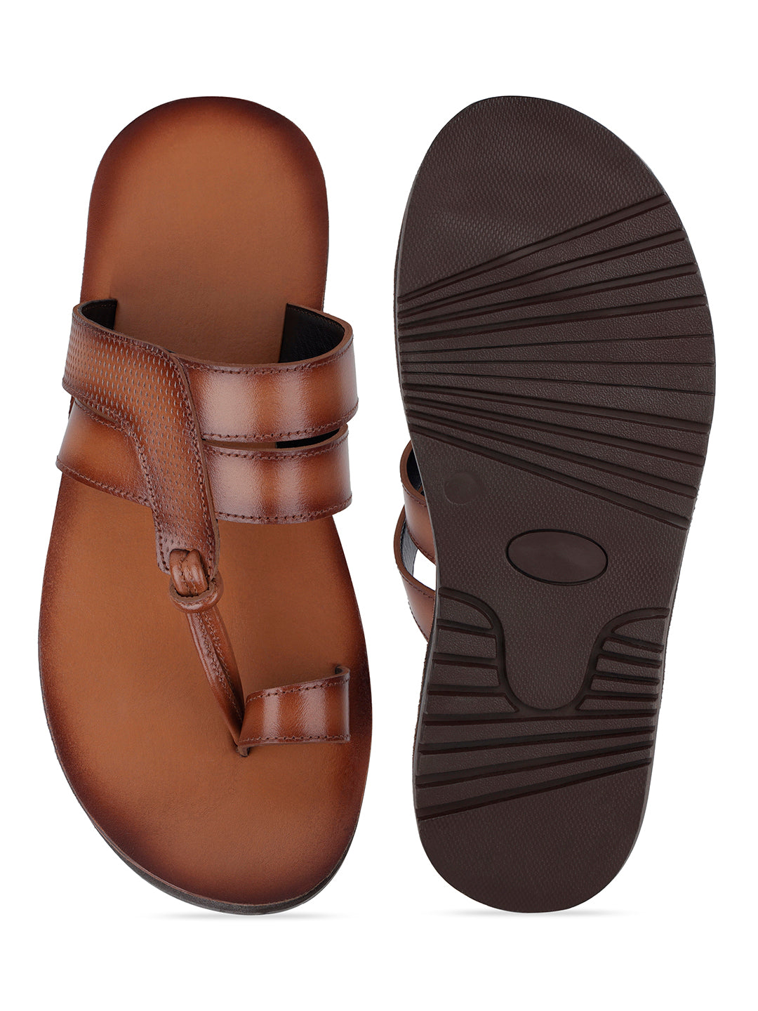 Men's Premium Italian Crust Leather Flip-Flops