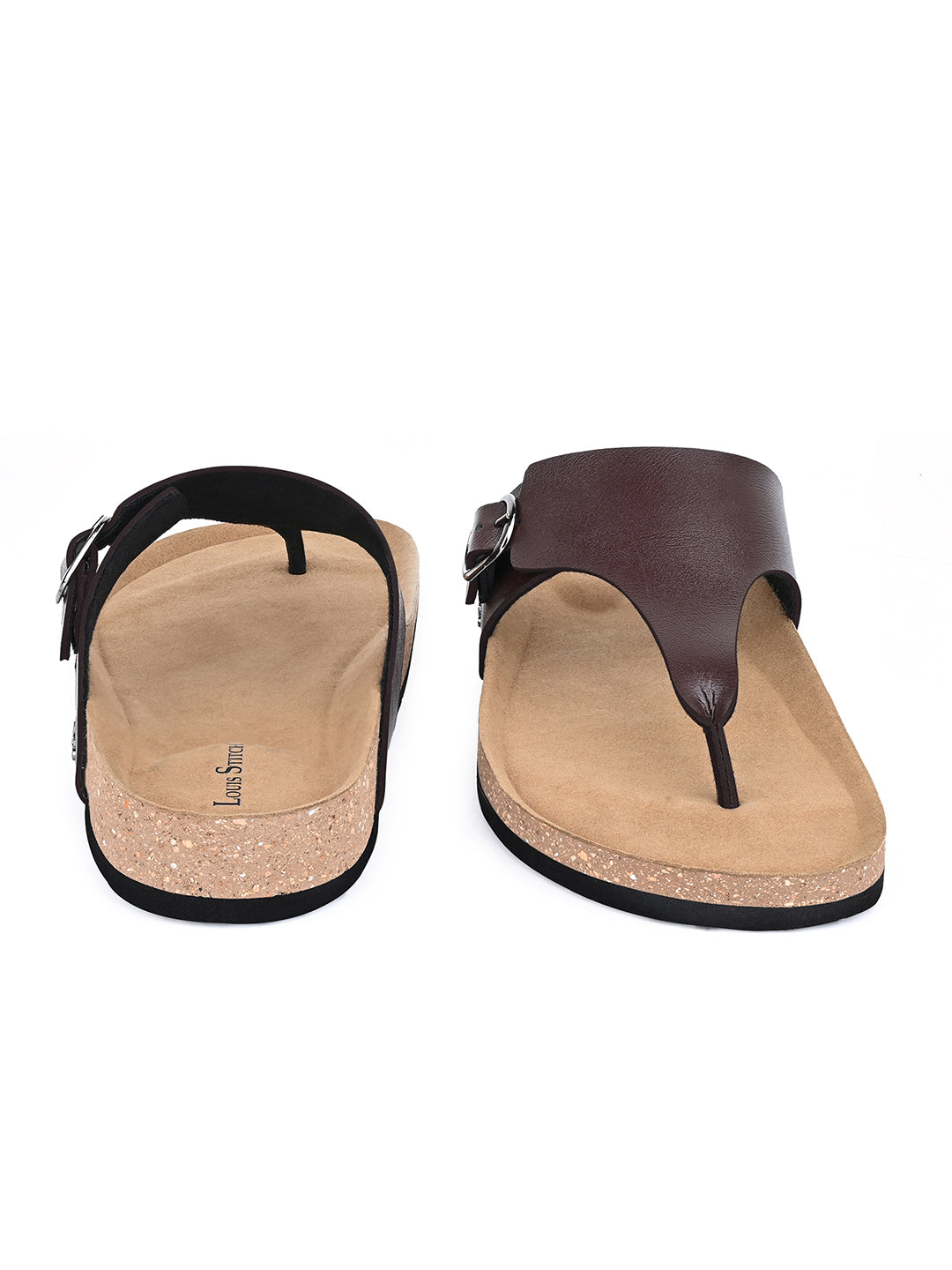 Men's Brunette Brown Premium Comfy Flip-Flops for Men