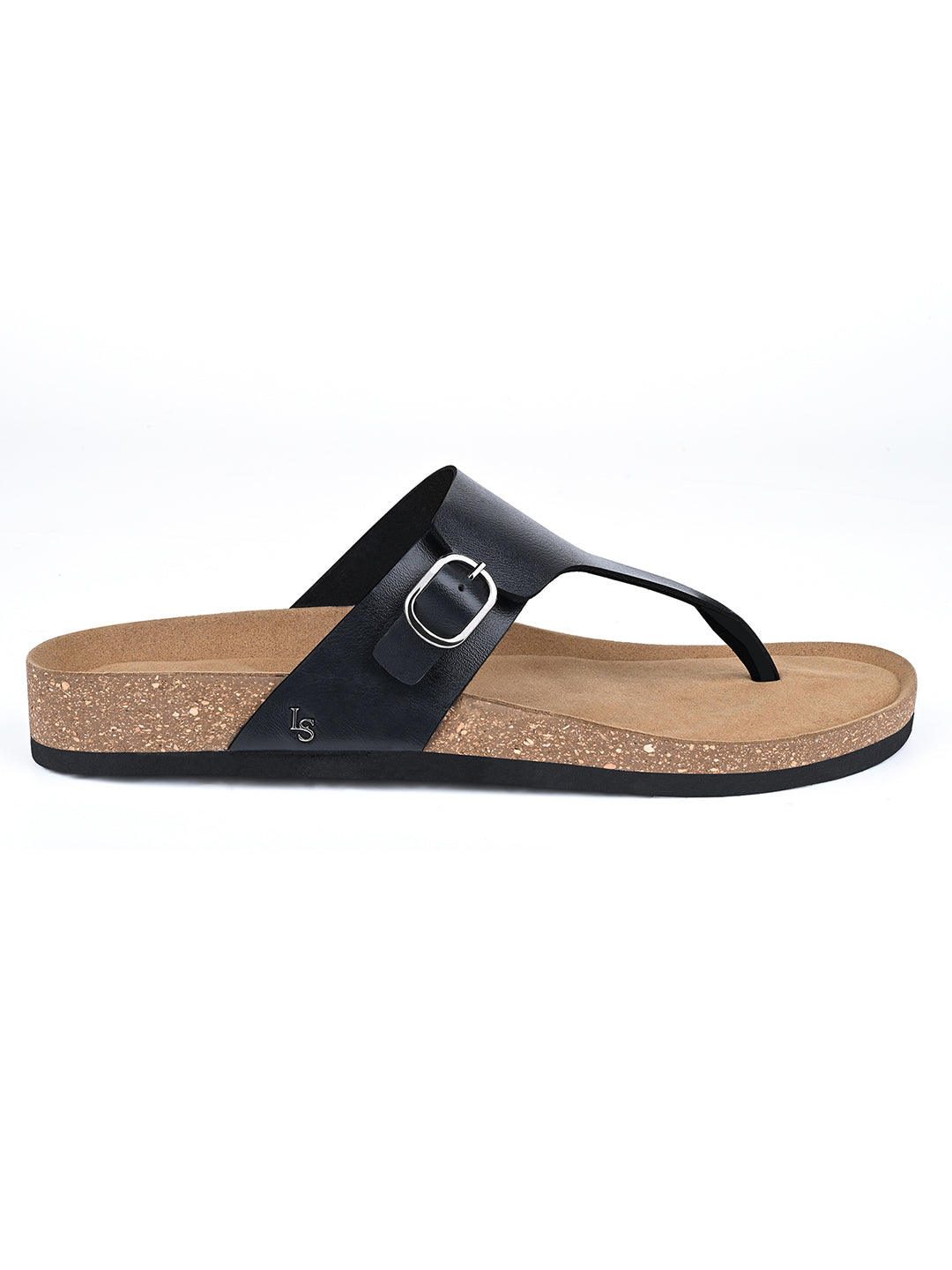 Men's Jet Black Premium Comfy Flip-Flops for Men