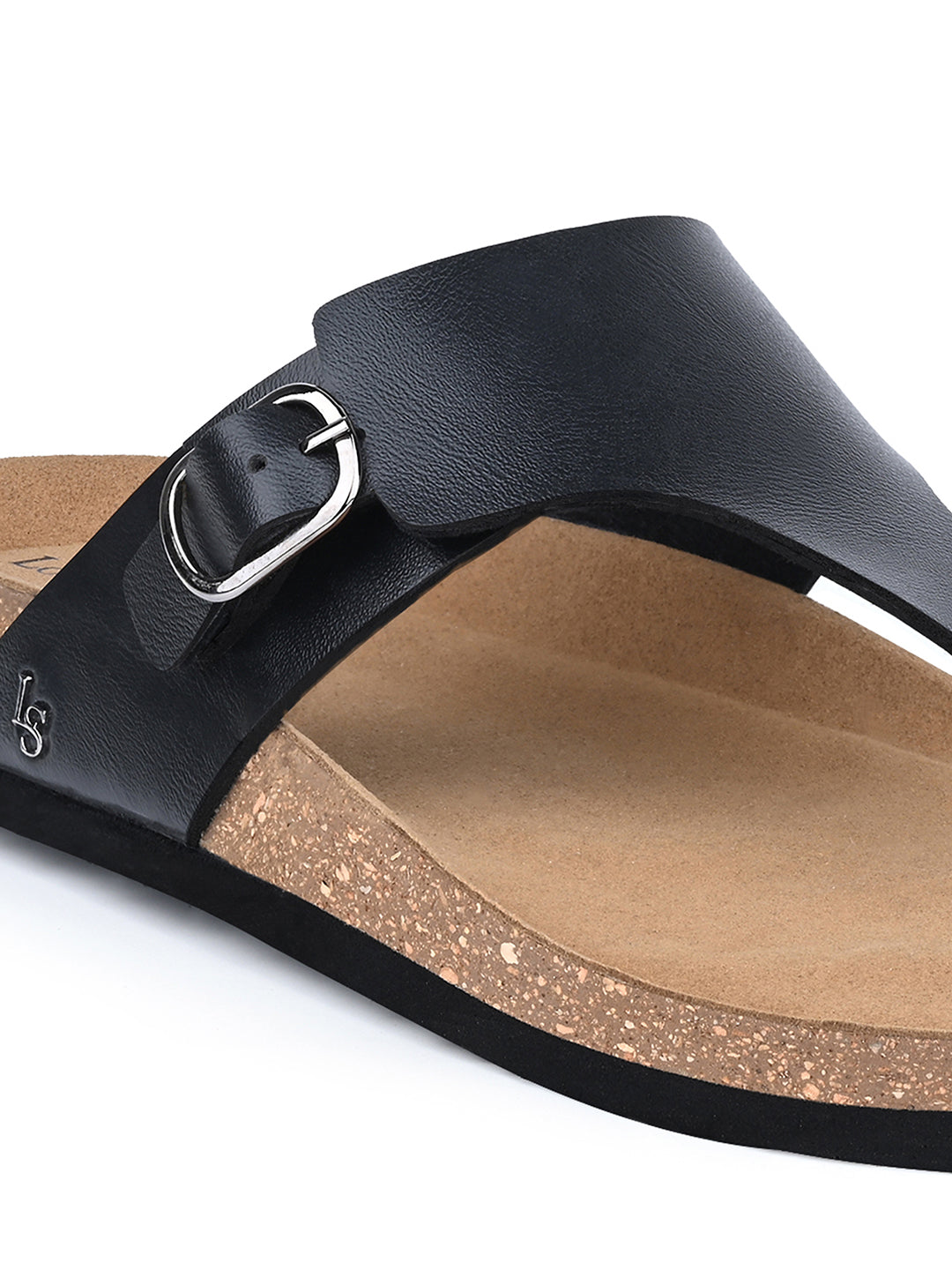 Men's Jet Black Premium Comfy Flip-Flops for Men