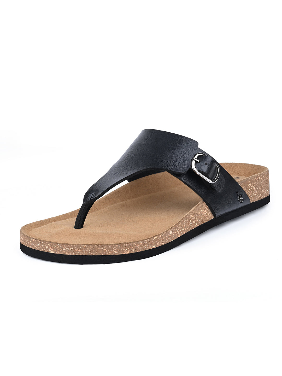 Men's Jet Black Premium Comfy Flip-Flops for Men