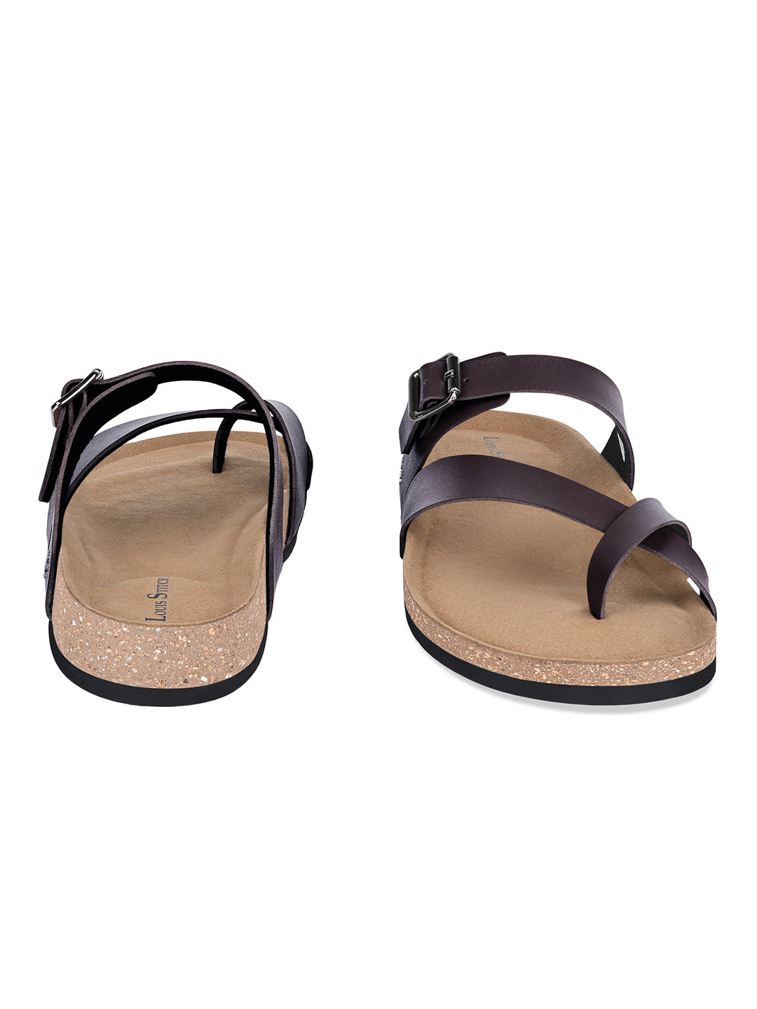 Men's Brunette Brown Premium Comfy Flip-Flops for Men