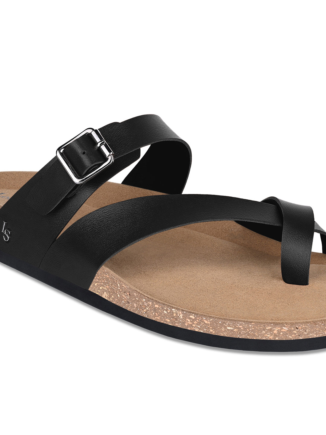 Men's Jet Black Premium Comfy Flip-Flops for Men