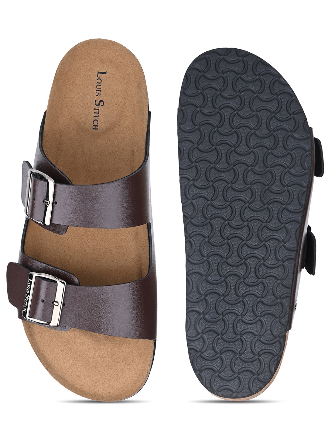 Men's Brunette Brown Premium Comfy Flip-Flops for Men