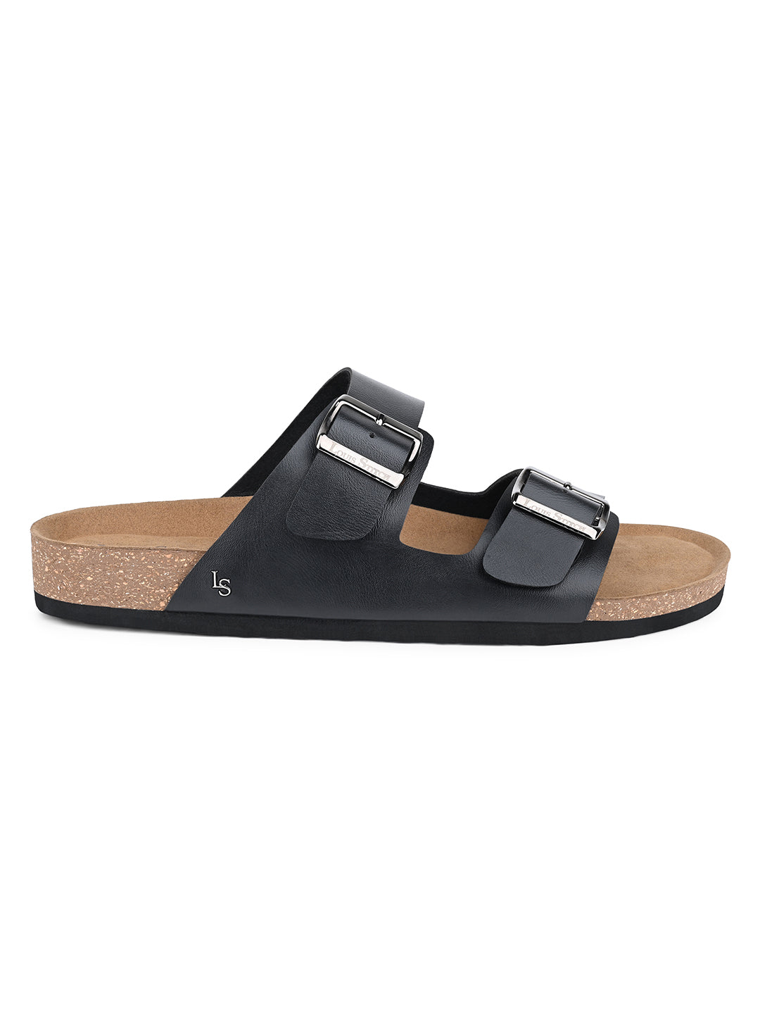 Men's Jet Black Premium Comfy Flip-Flops for Men