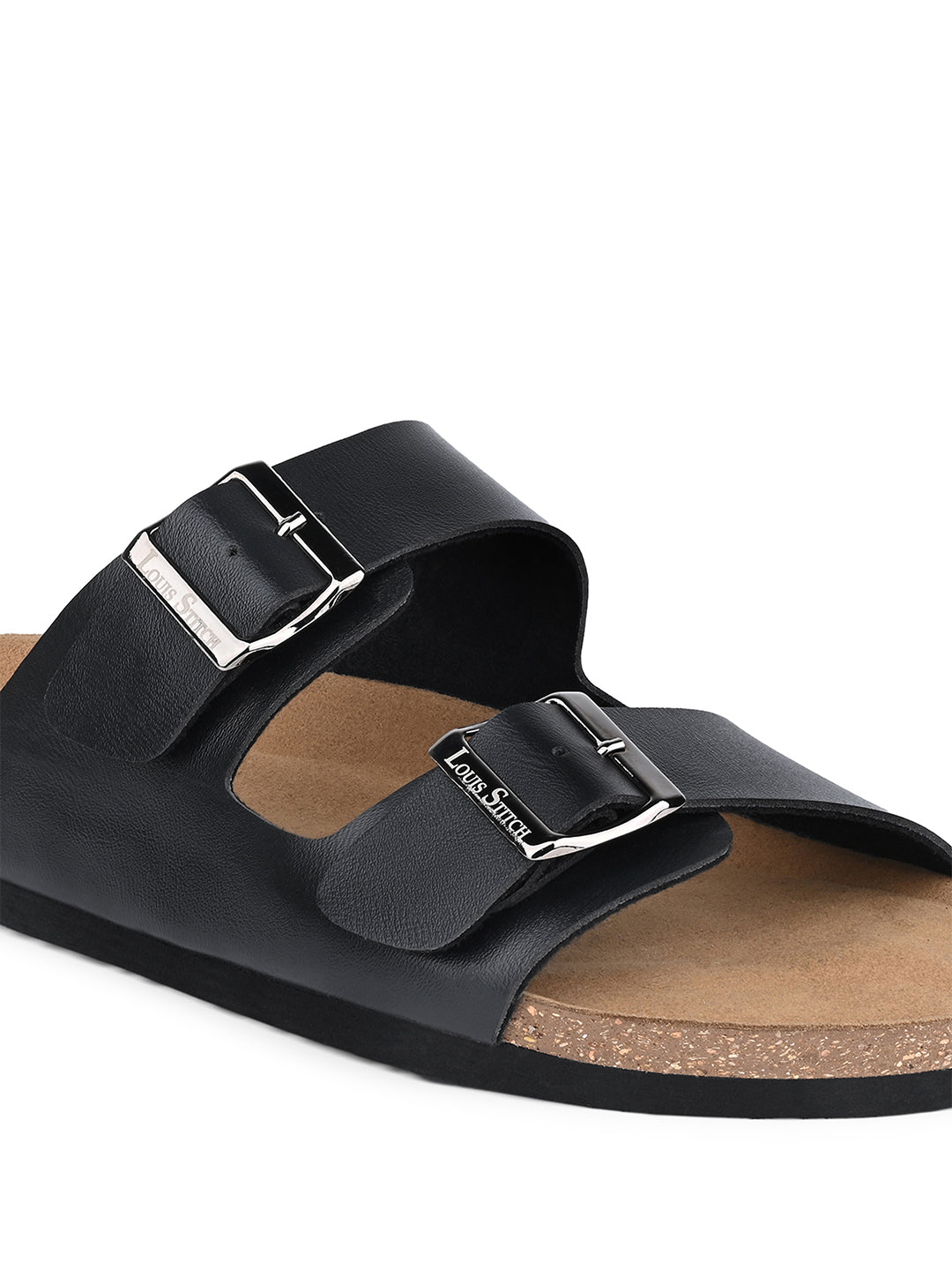 Men's Jet Black Premium Comfy Flip-Flops for Men