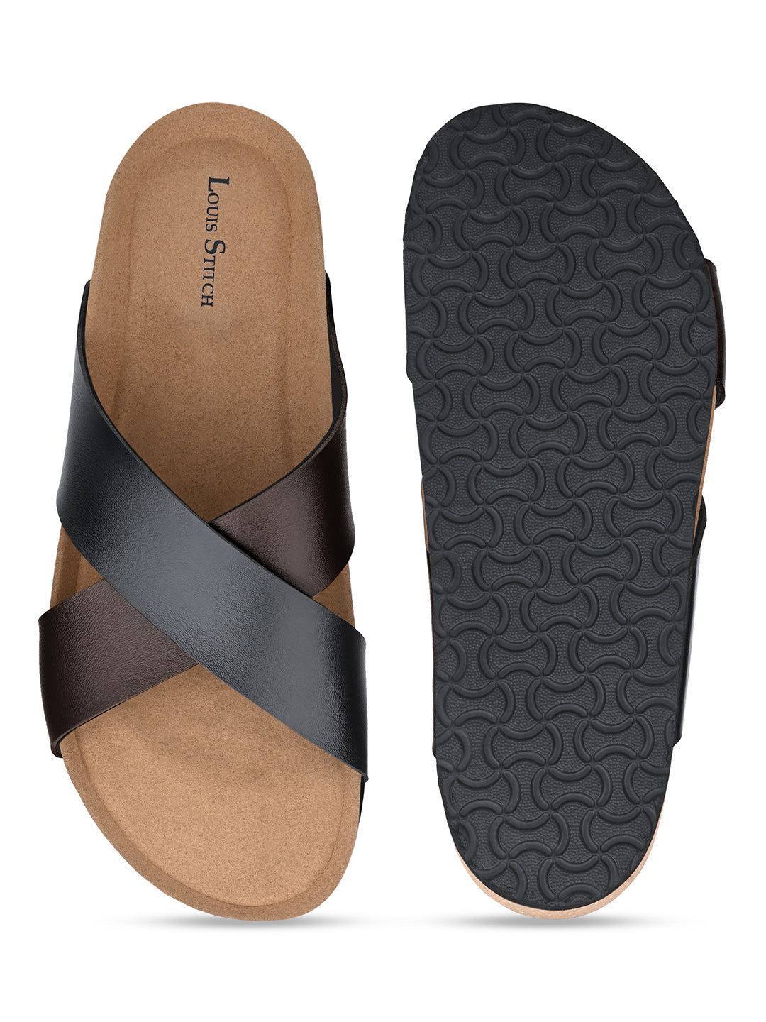 Men's Brunette Brown Premium Comfy Flip-Flops for Men