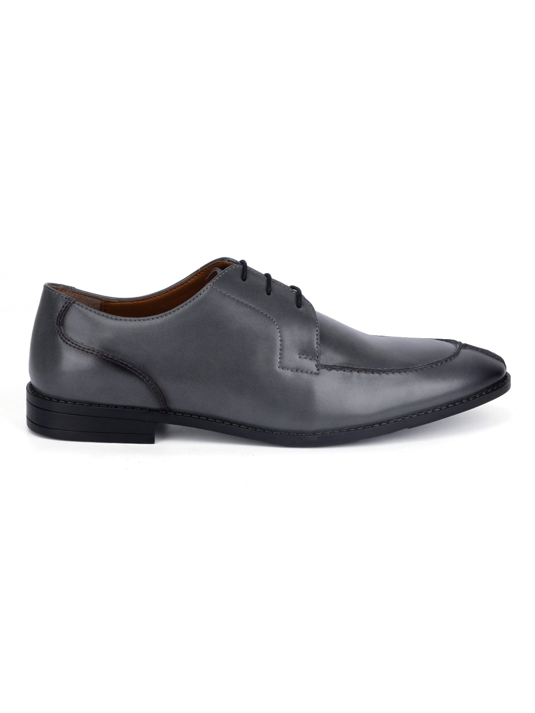 Ash Grey Derby Laceups for Men