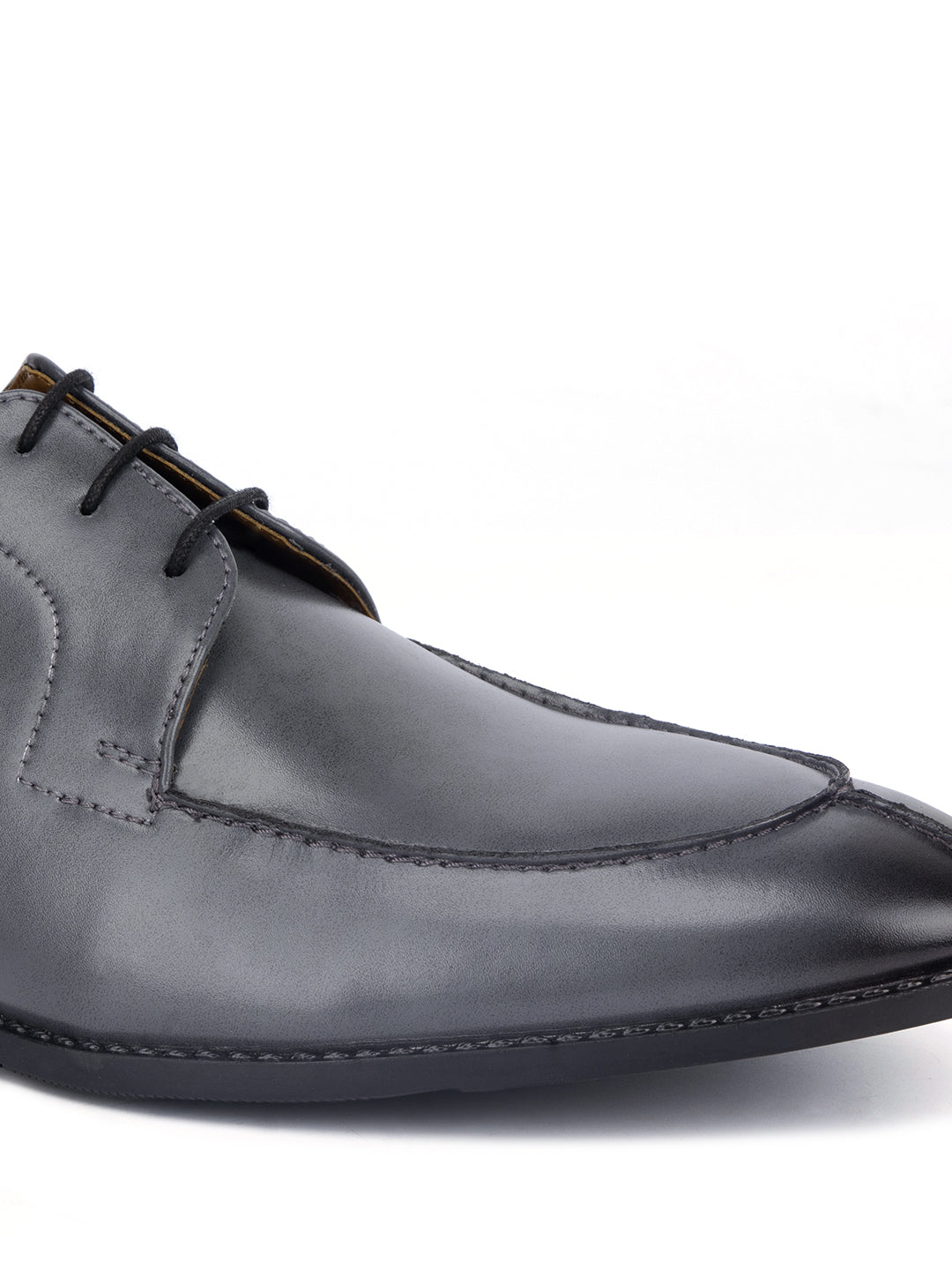 Ash Grey Derby Laceups for Men